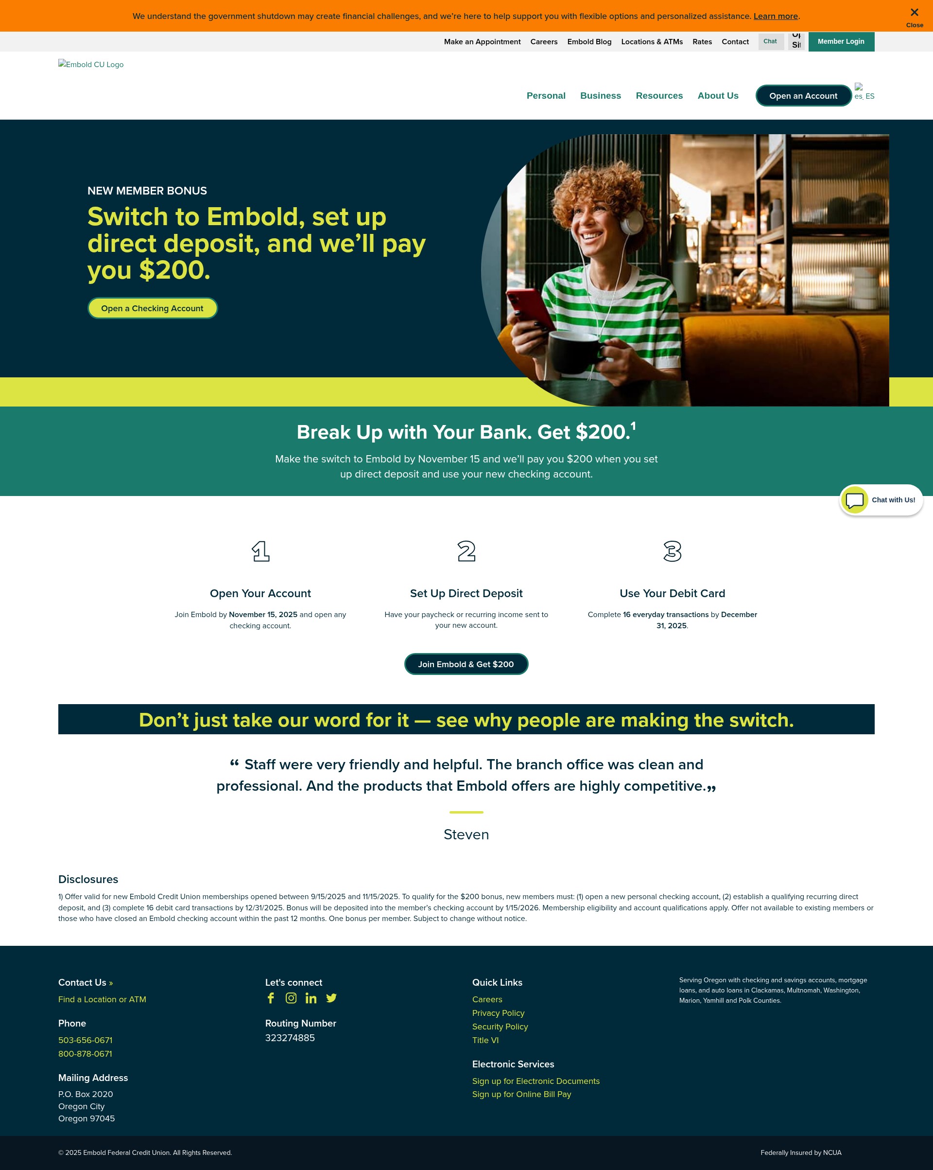 Landing Page