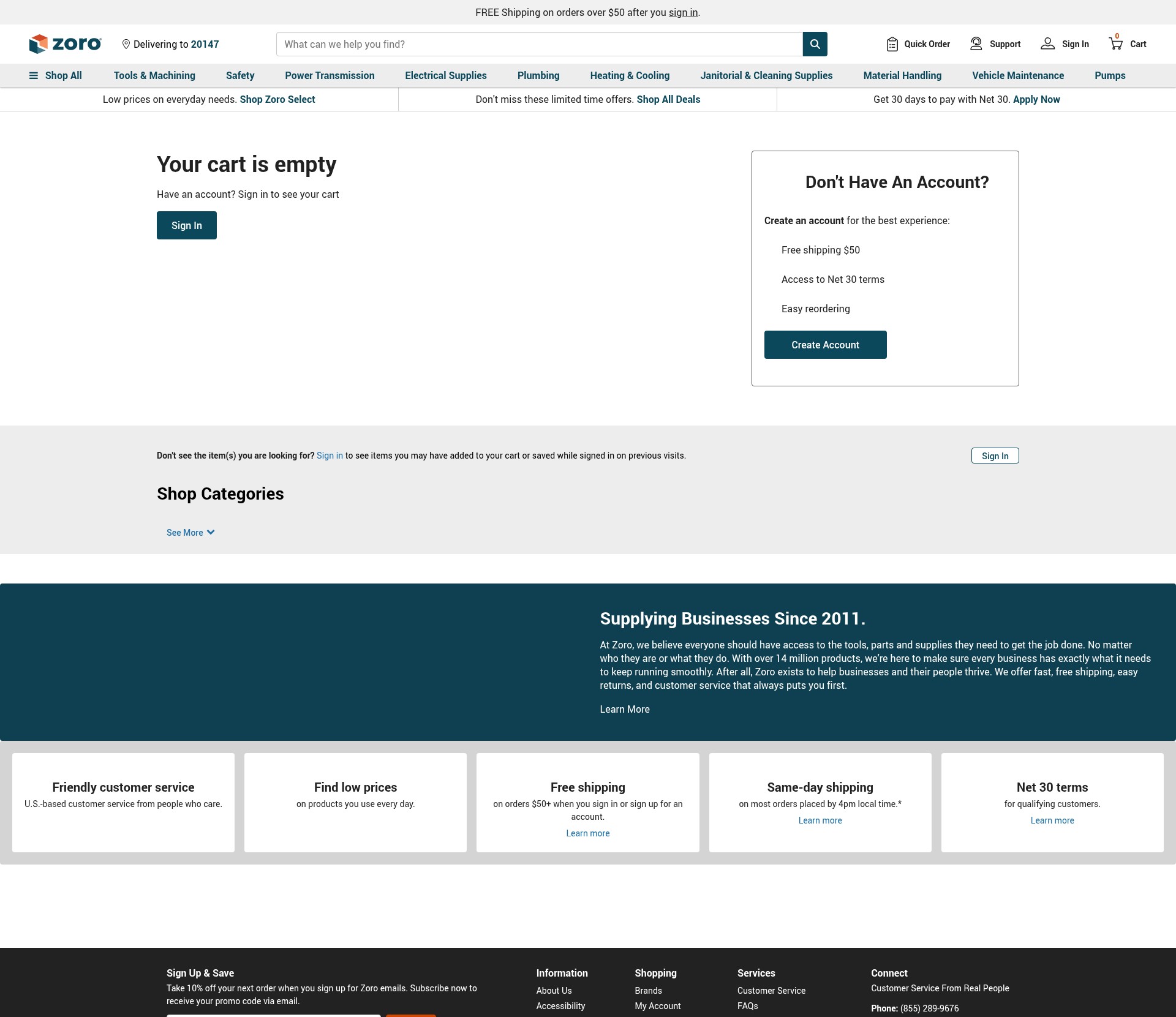 Landing Page