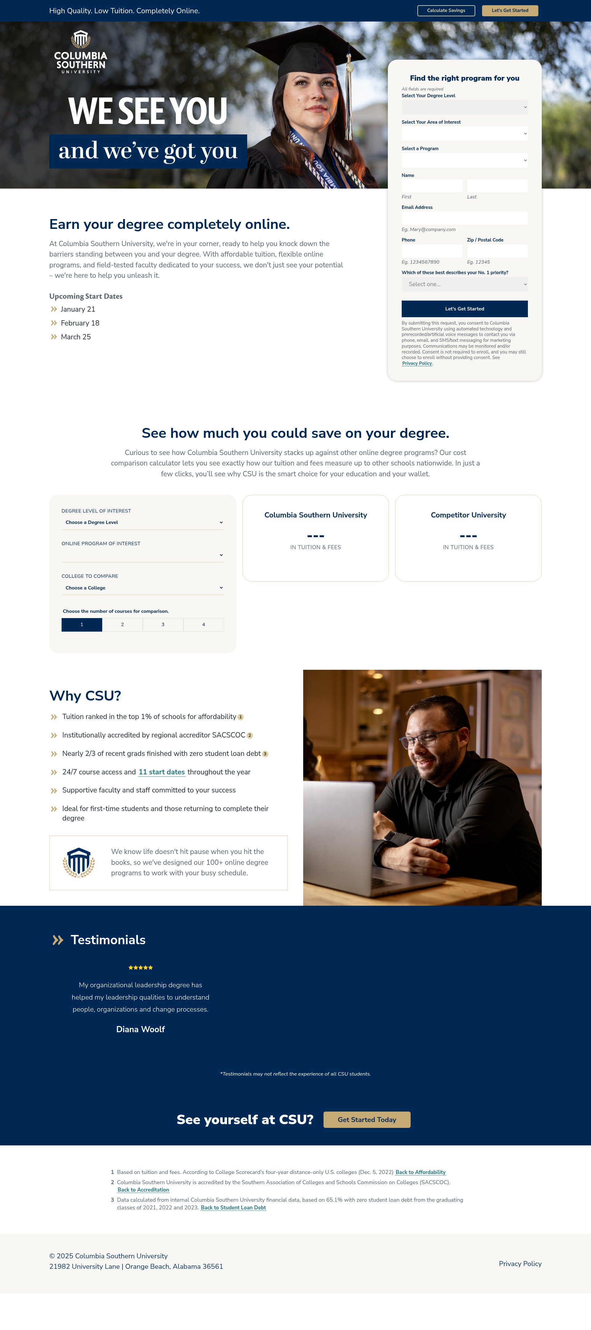 Landing Page