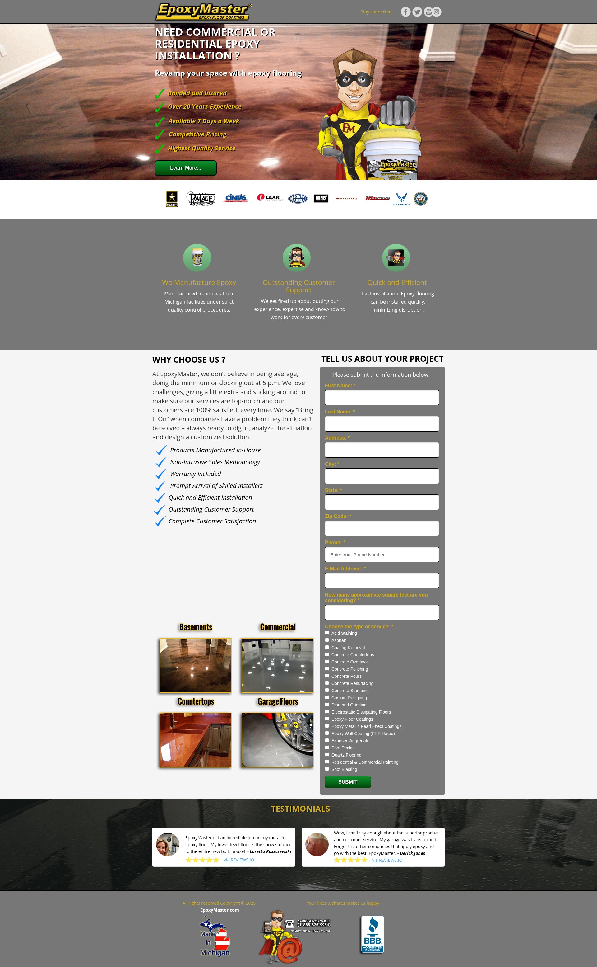 Landing Page