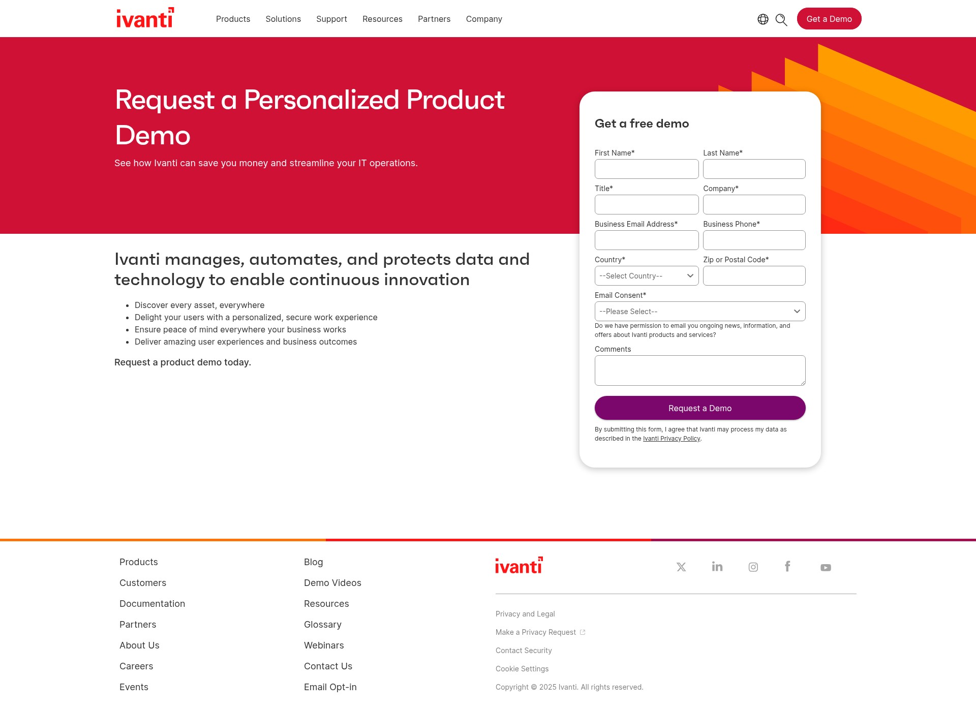 Landing Page