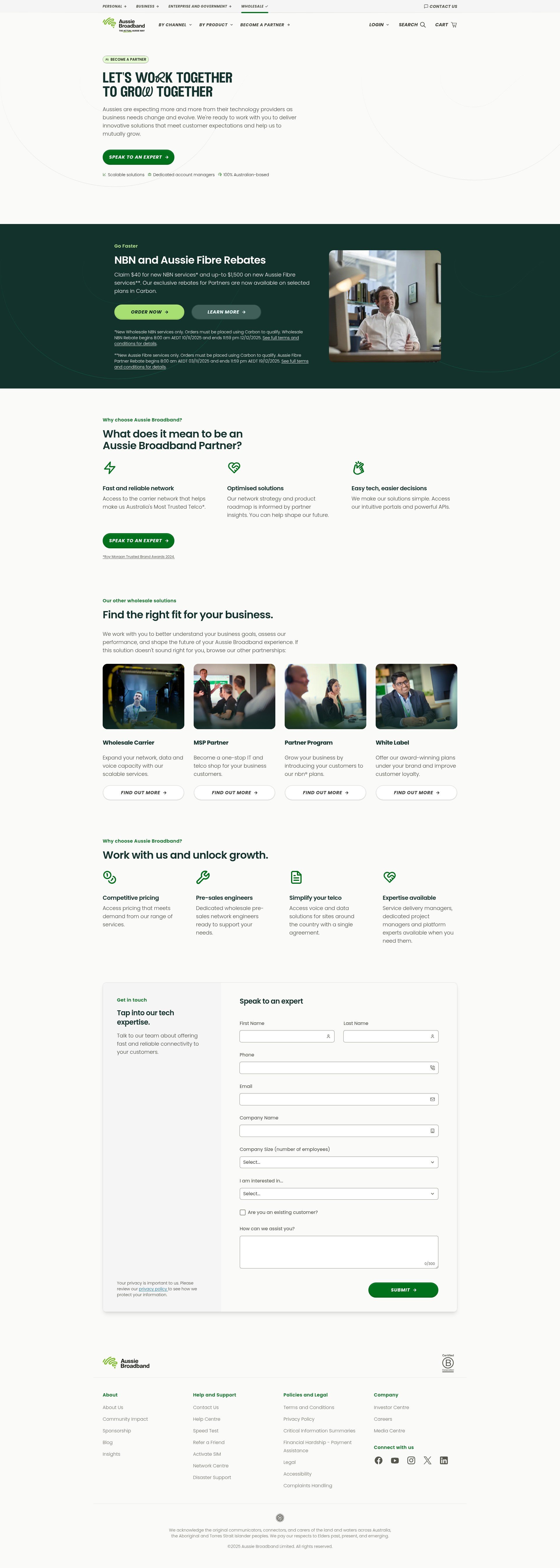 Landing Page