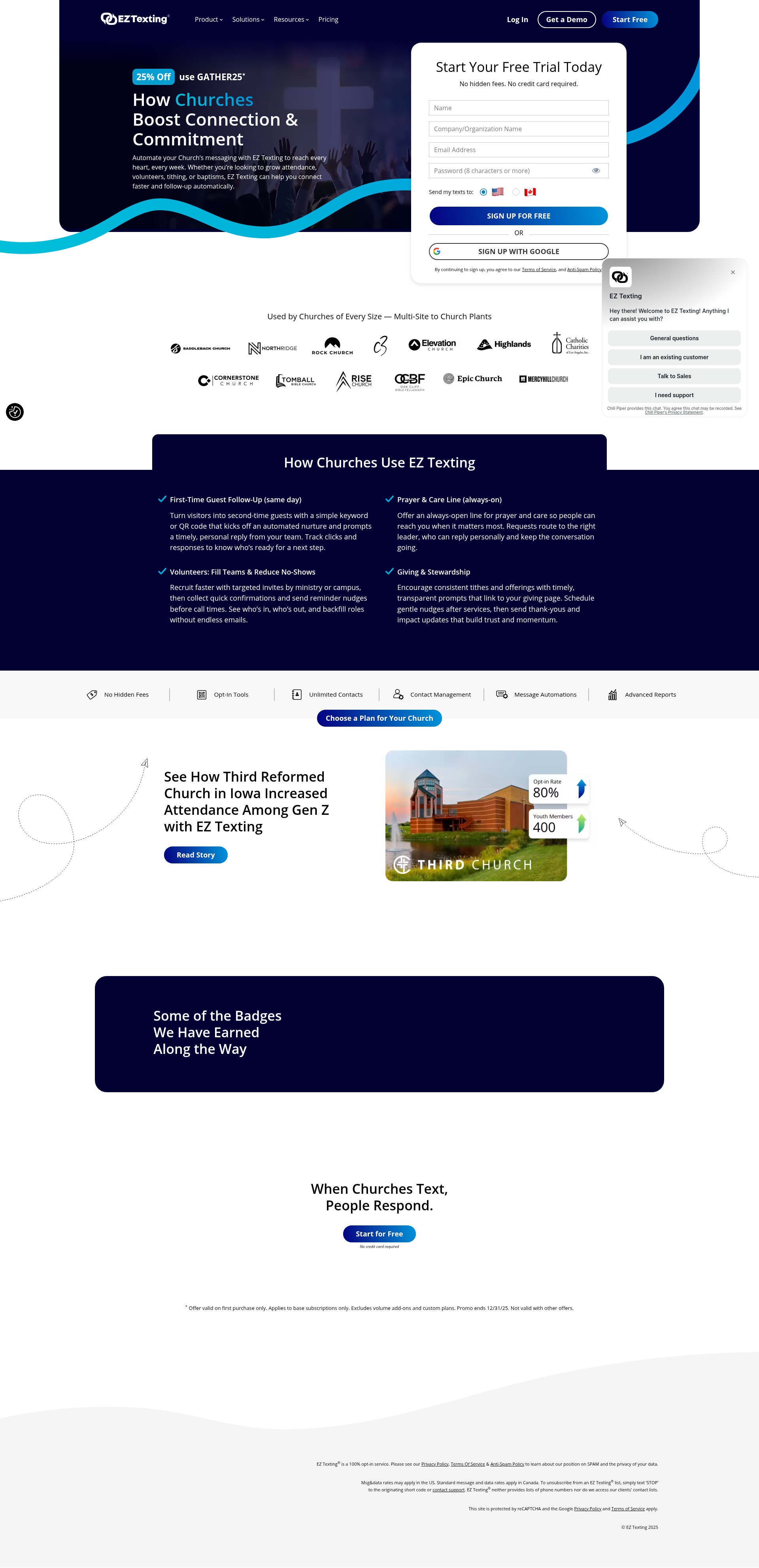 Landing Page