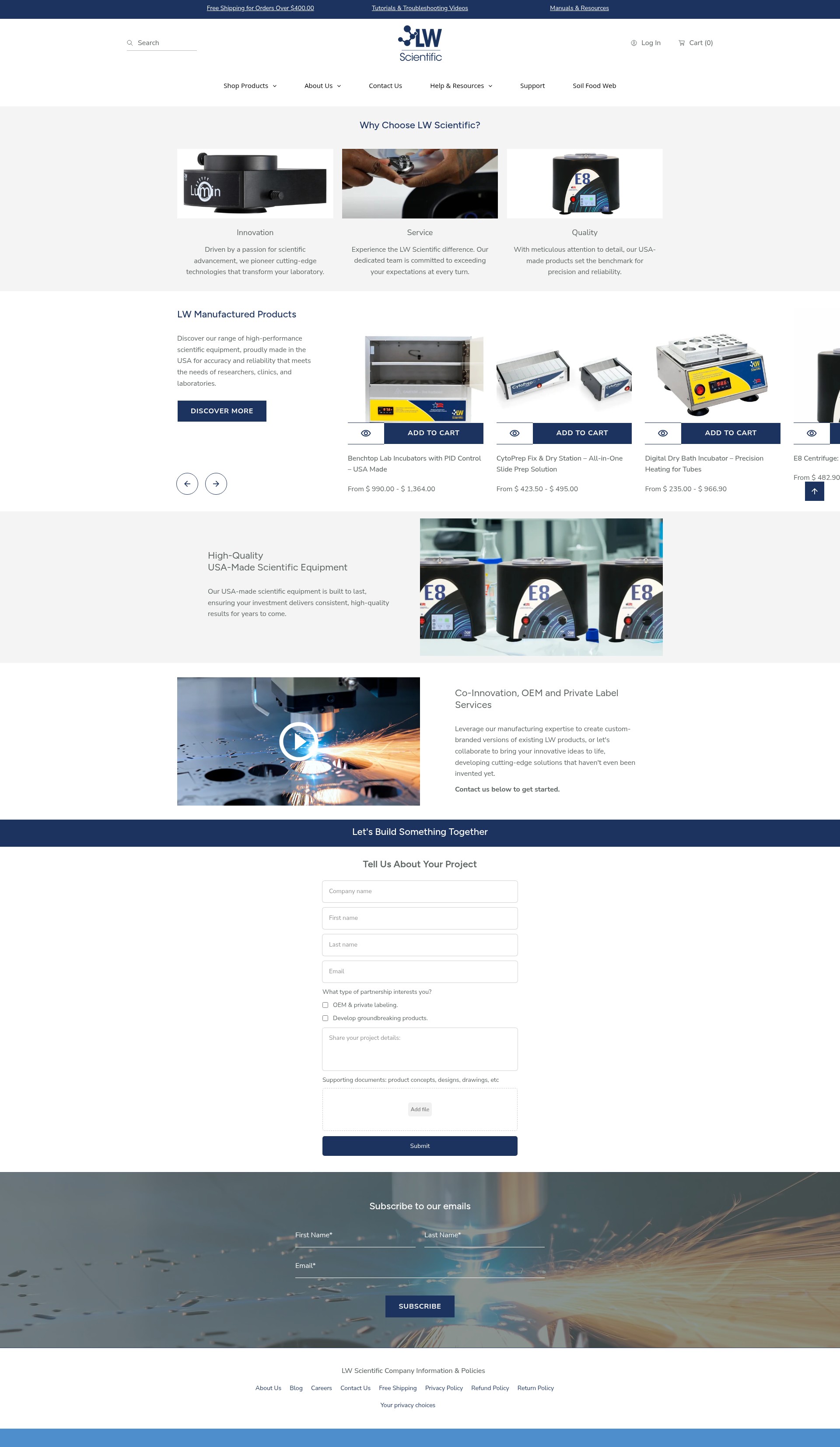 Landing Page