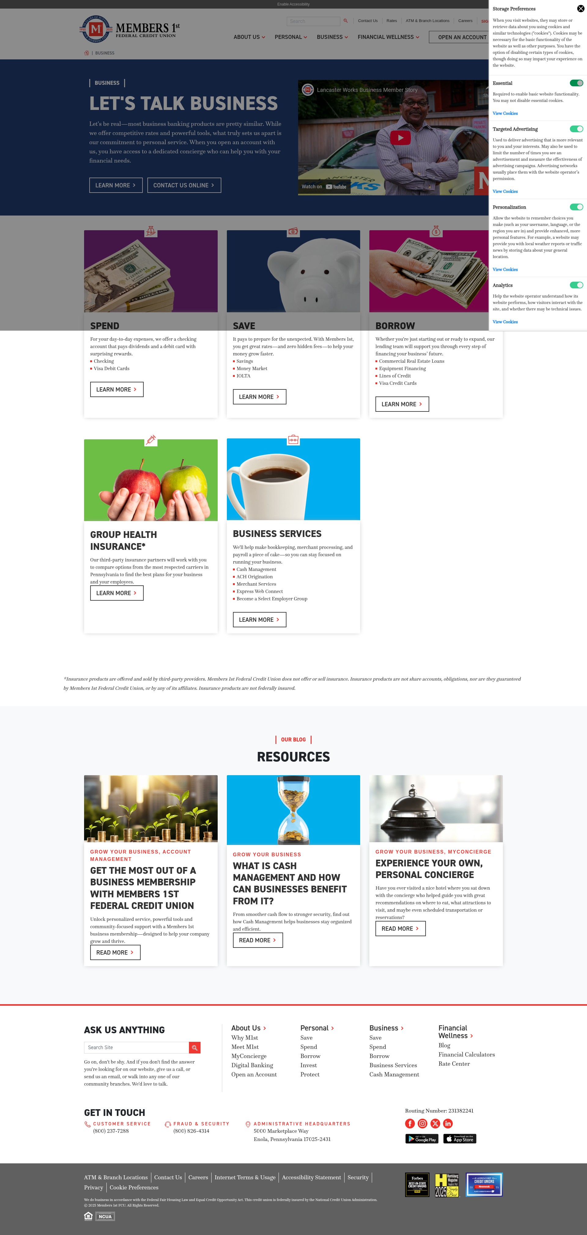 Landing Page