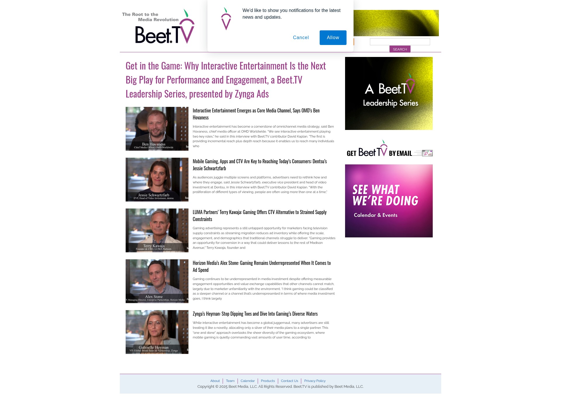 Landing Page