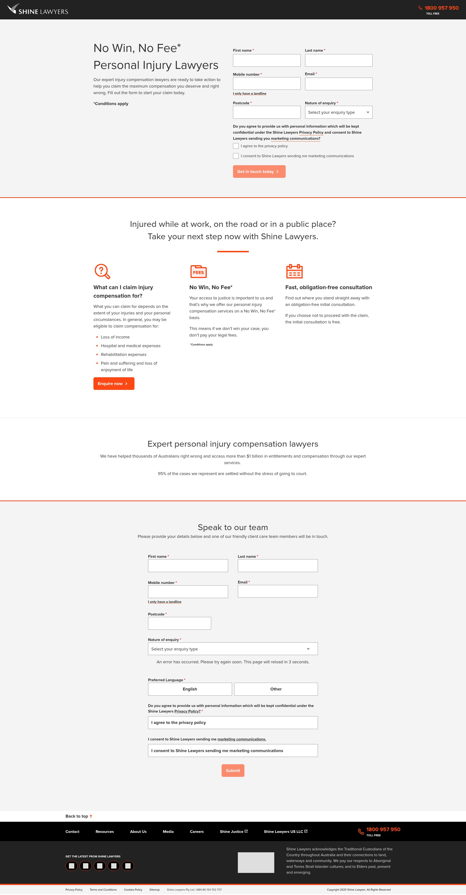 Landing Page