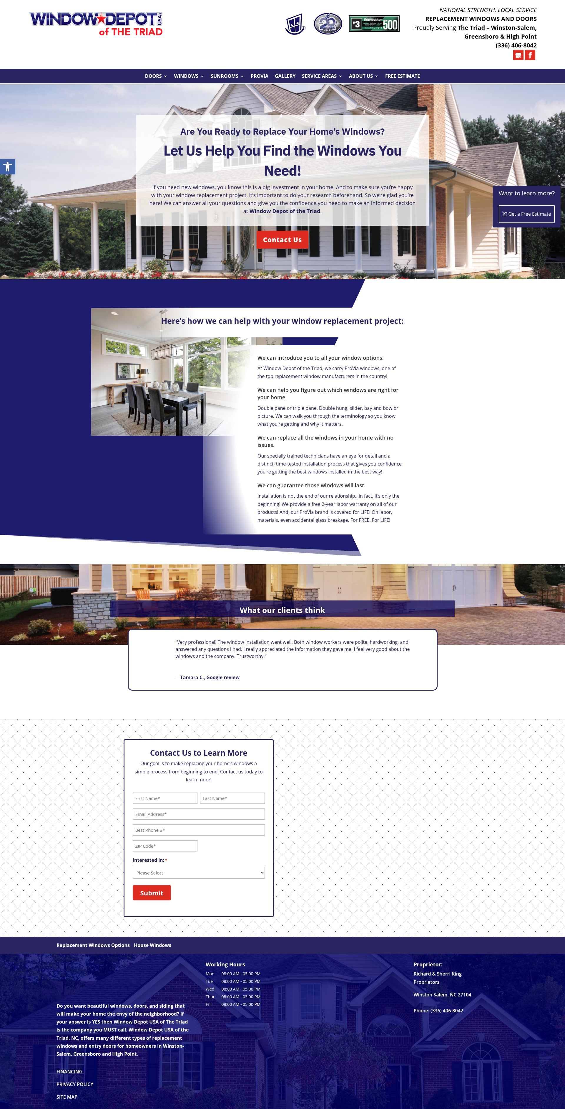 Landing Page
