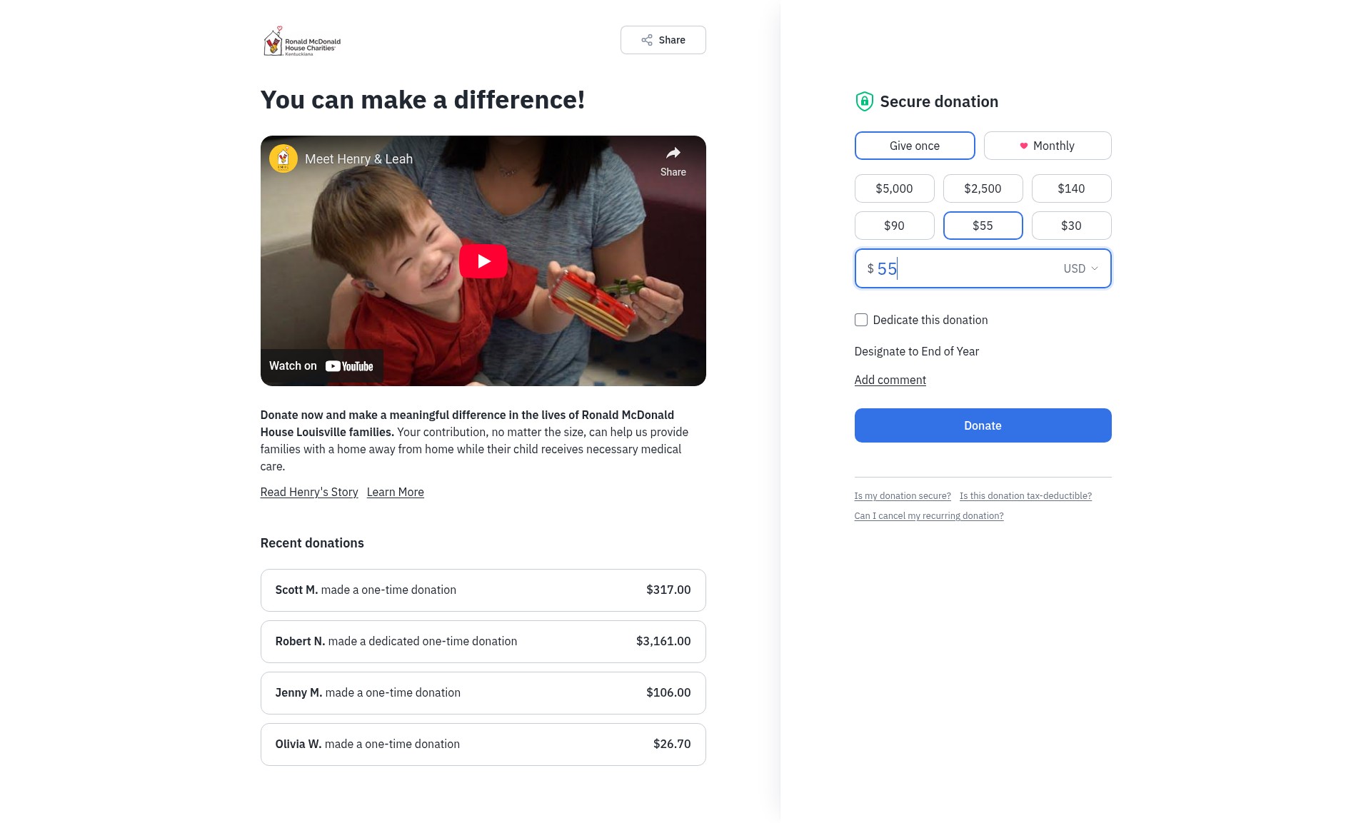 Landing Page