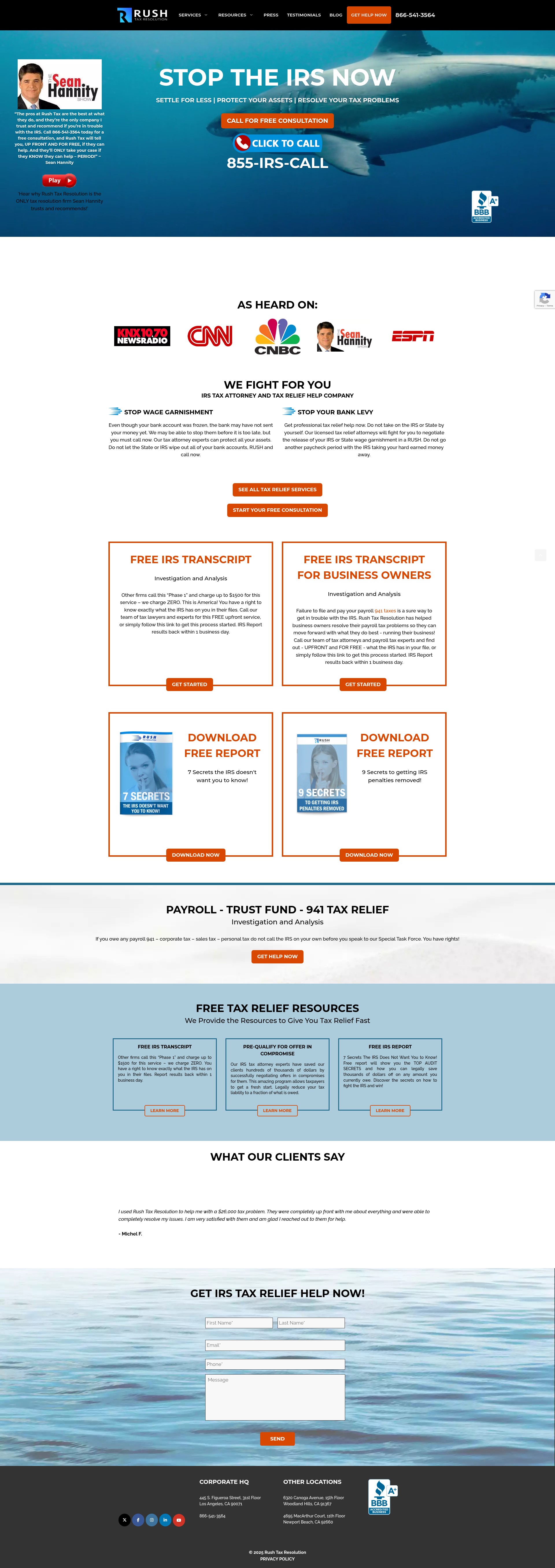 Landing Page