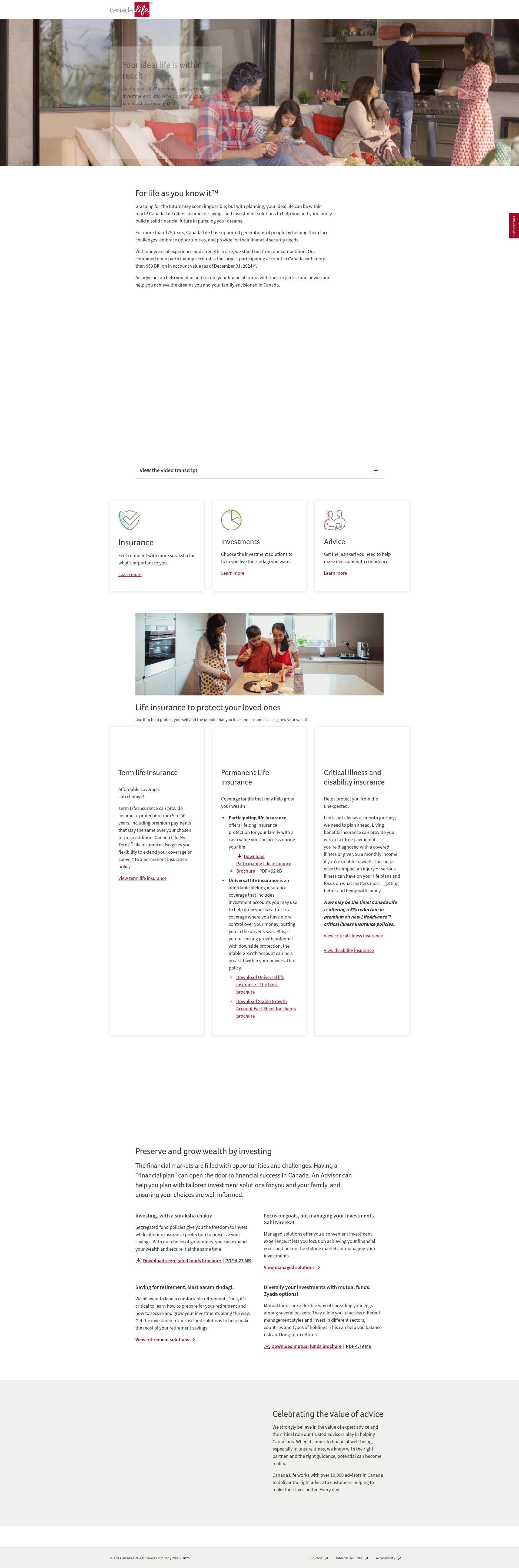 Landing Page