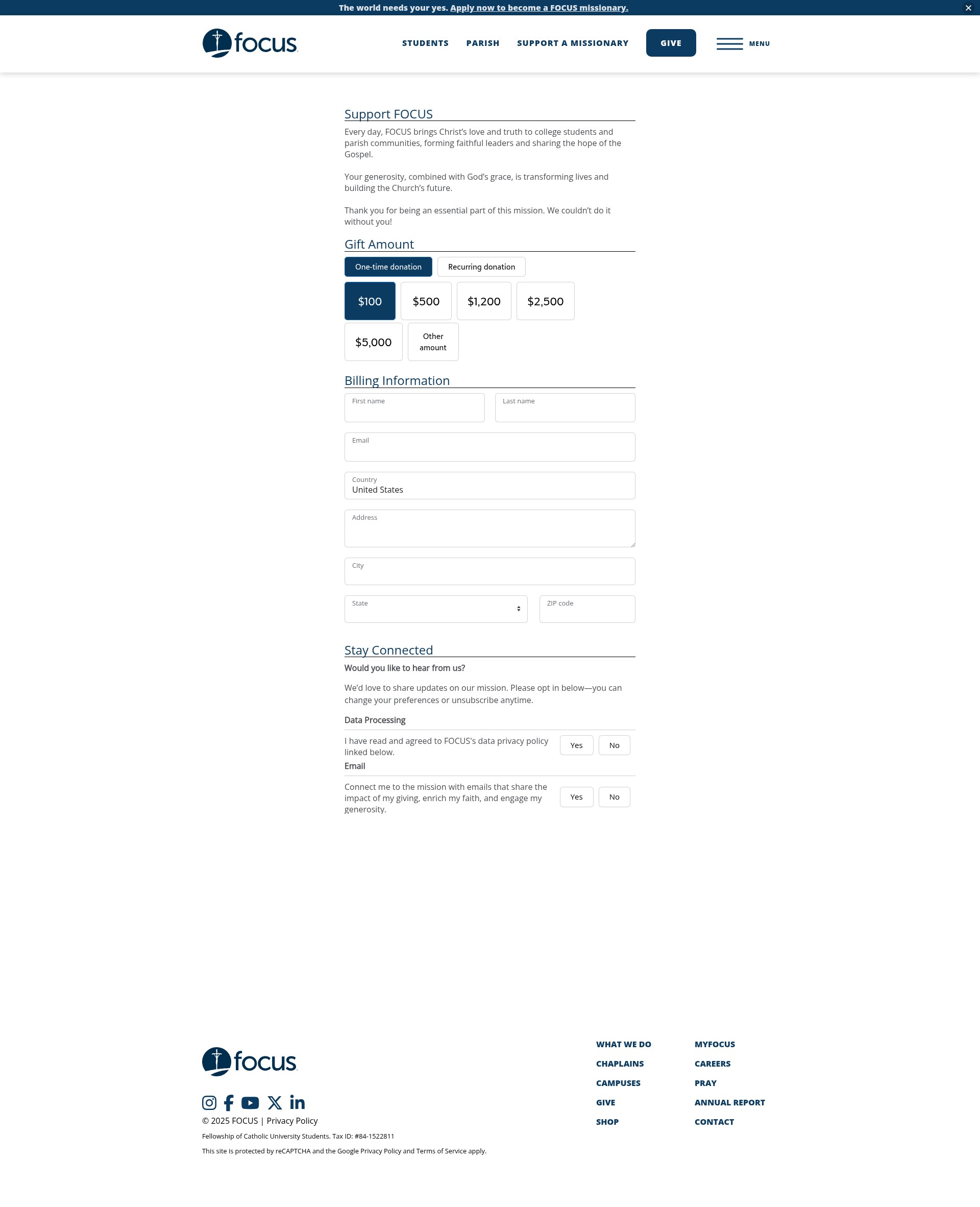 Landing Page