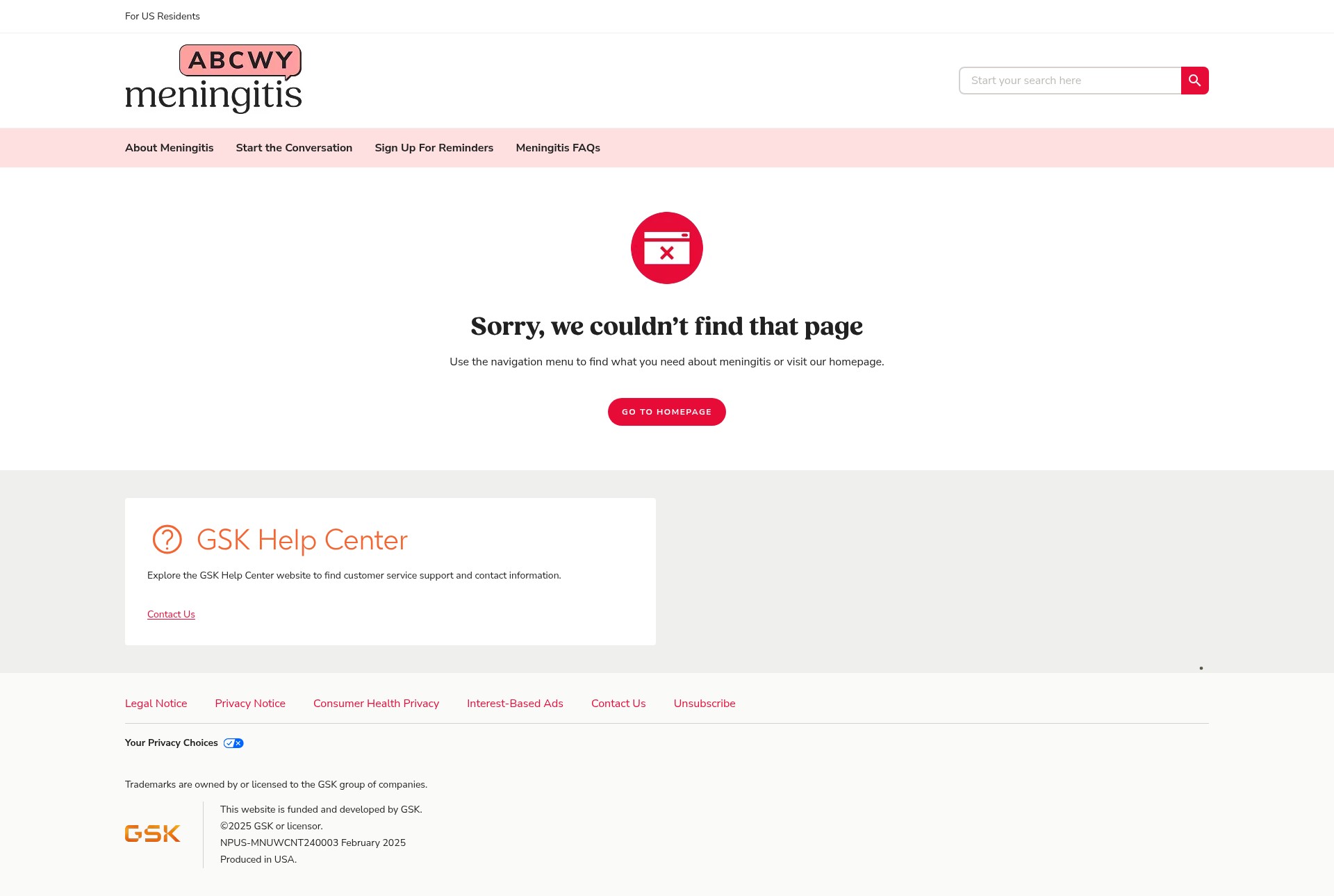 Landing Page