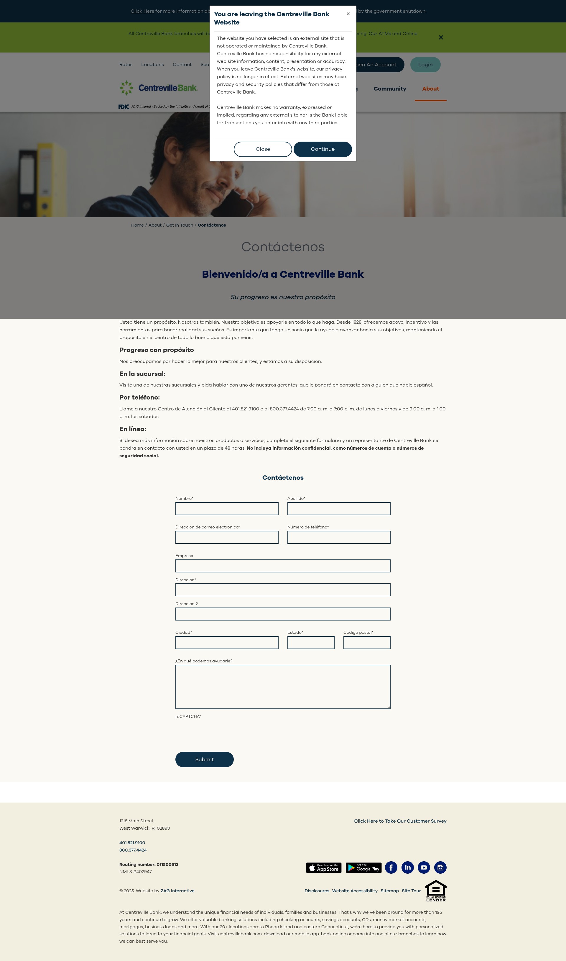Landing Page