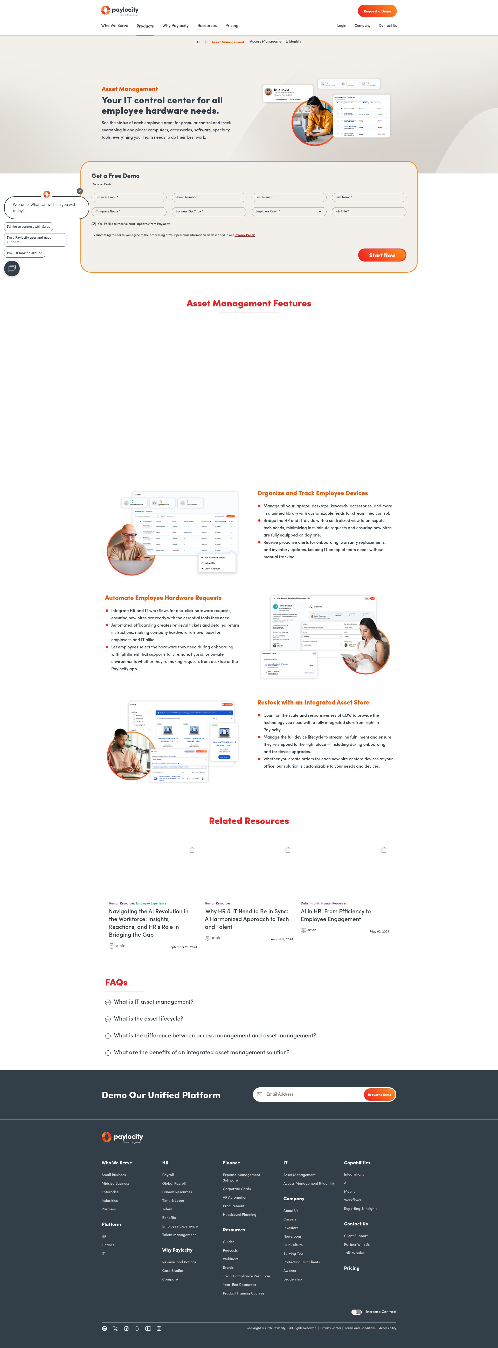 Landing Page