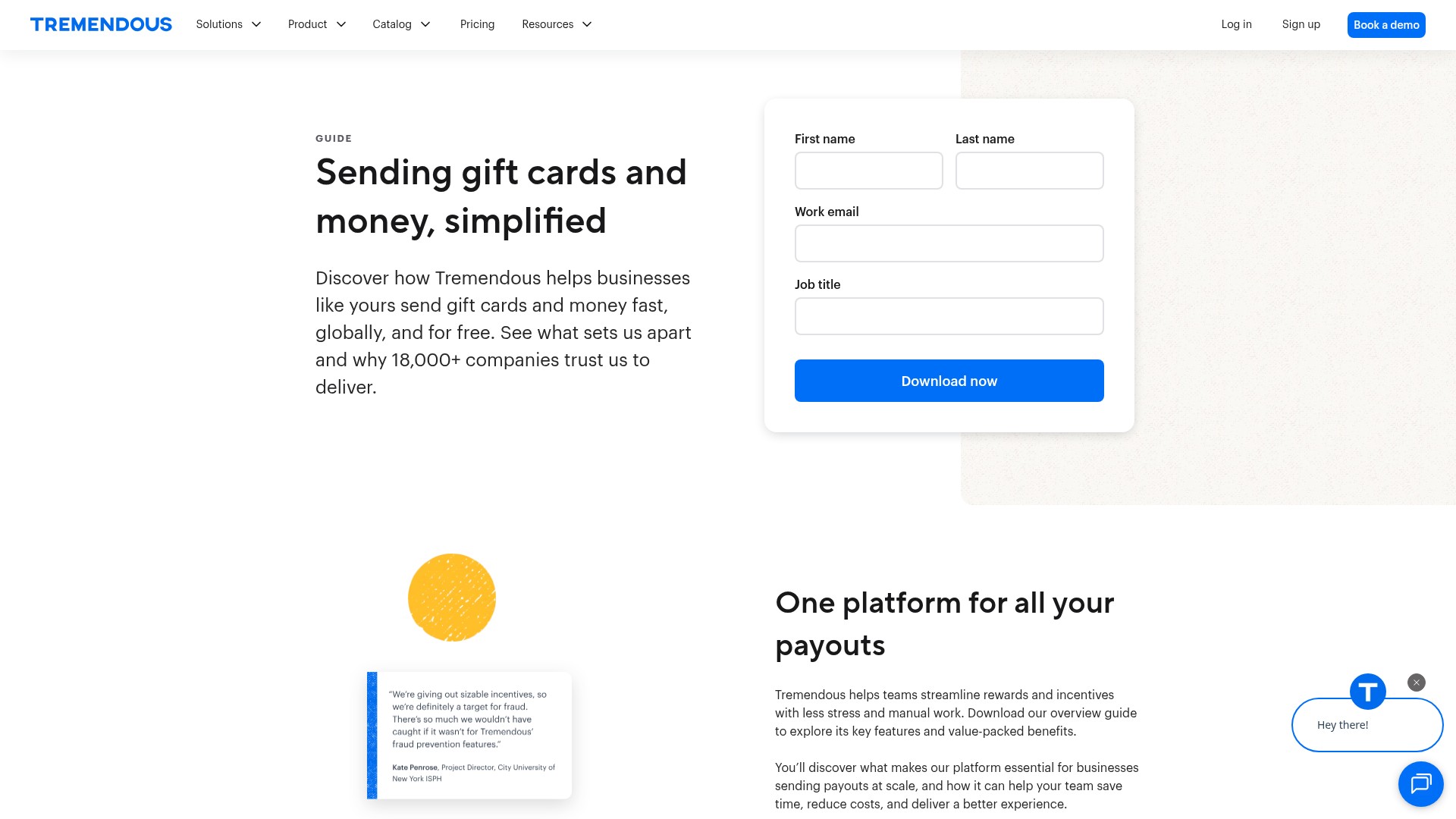 Landing Page