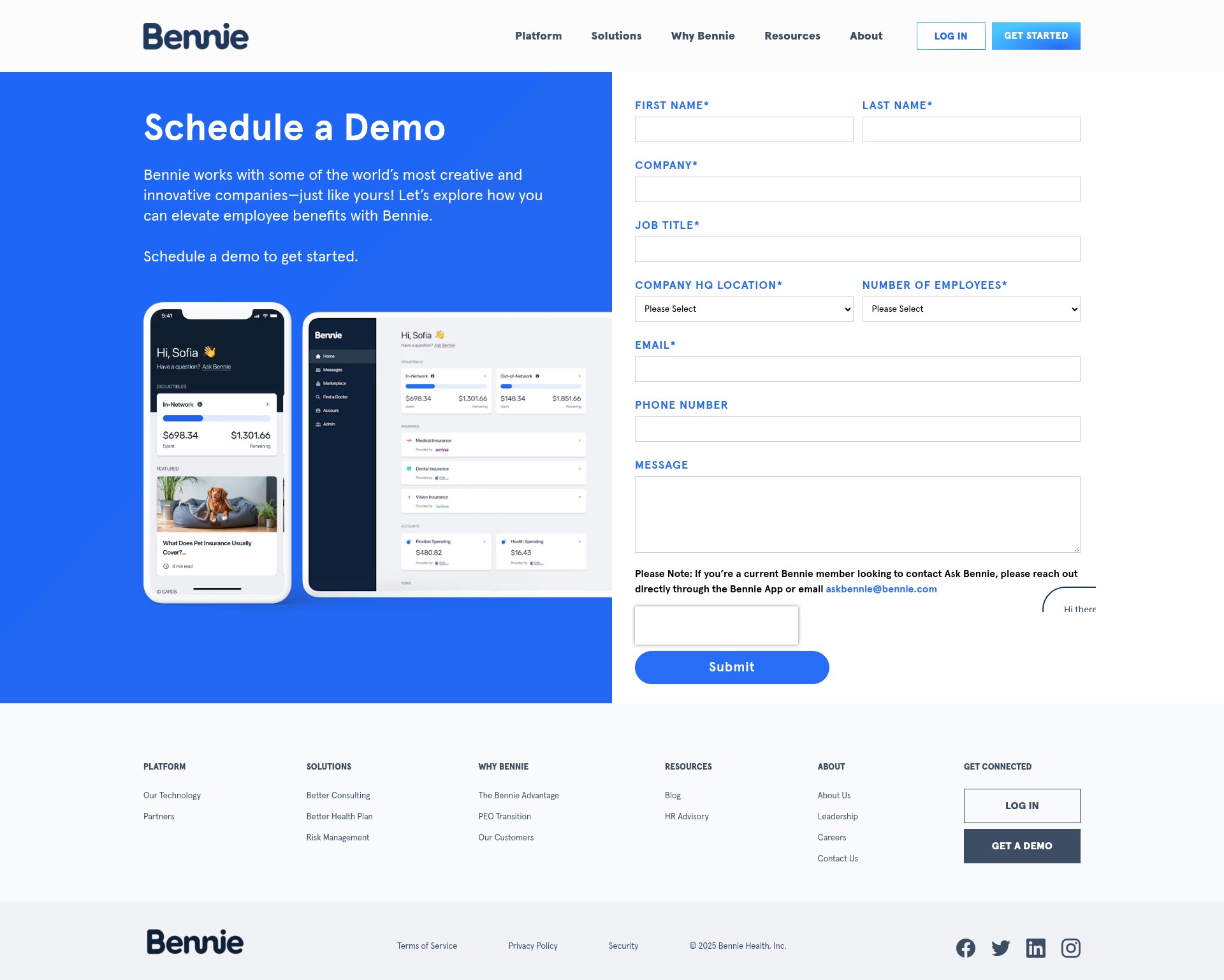 Landing Page