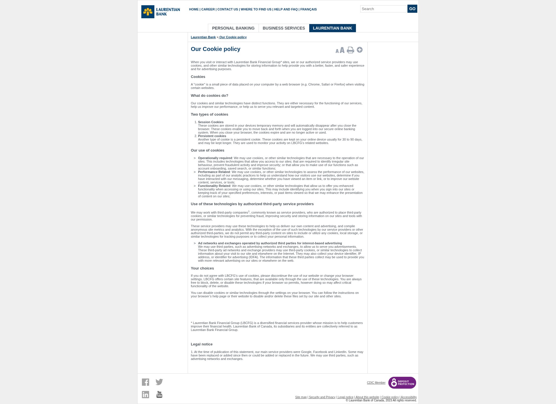 Landing Page