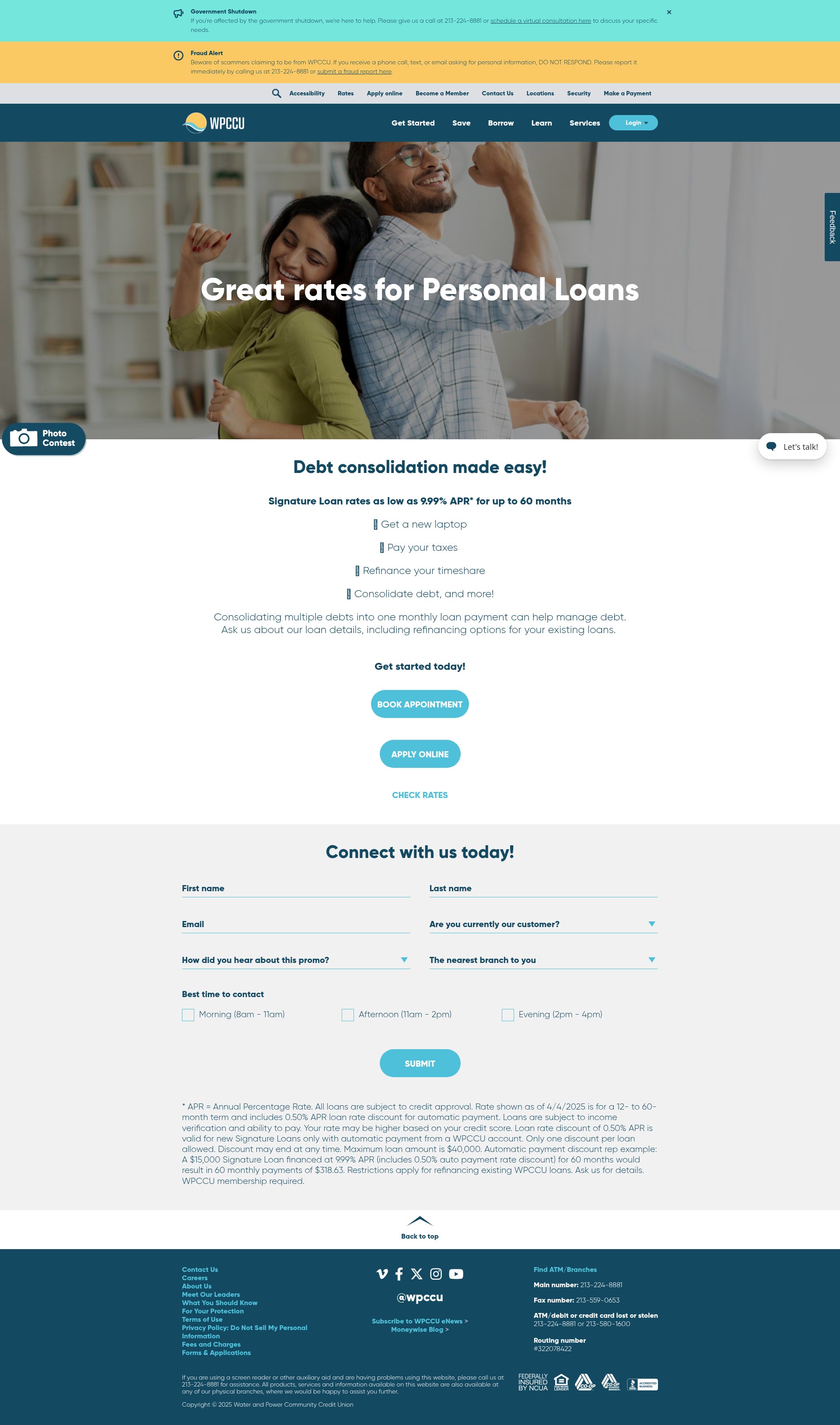 Landing Page