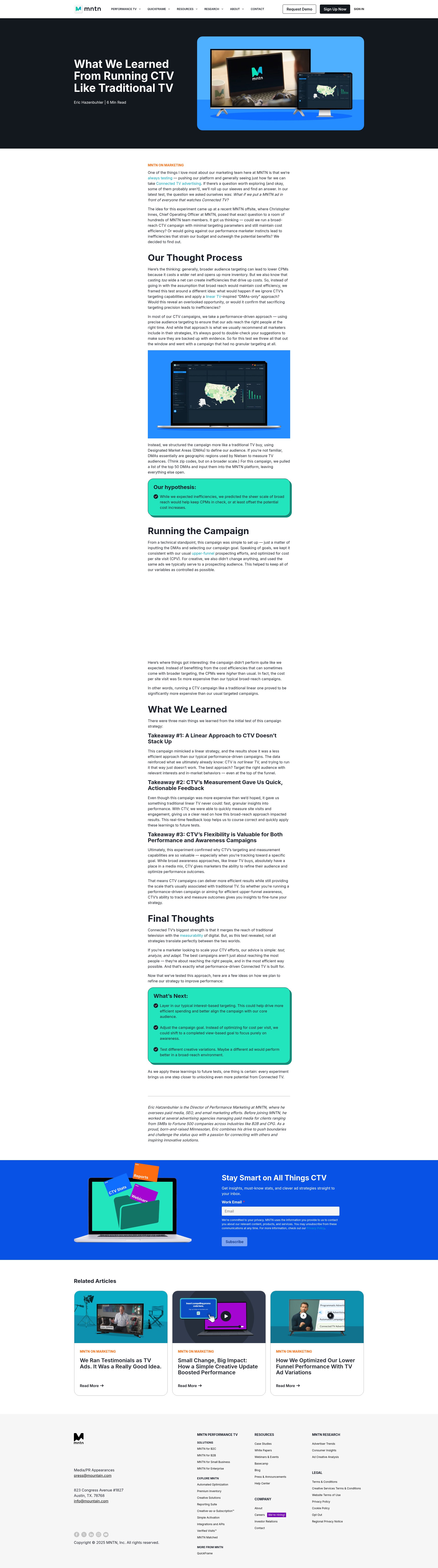 Landing Page
