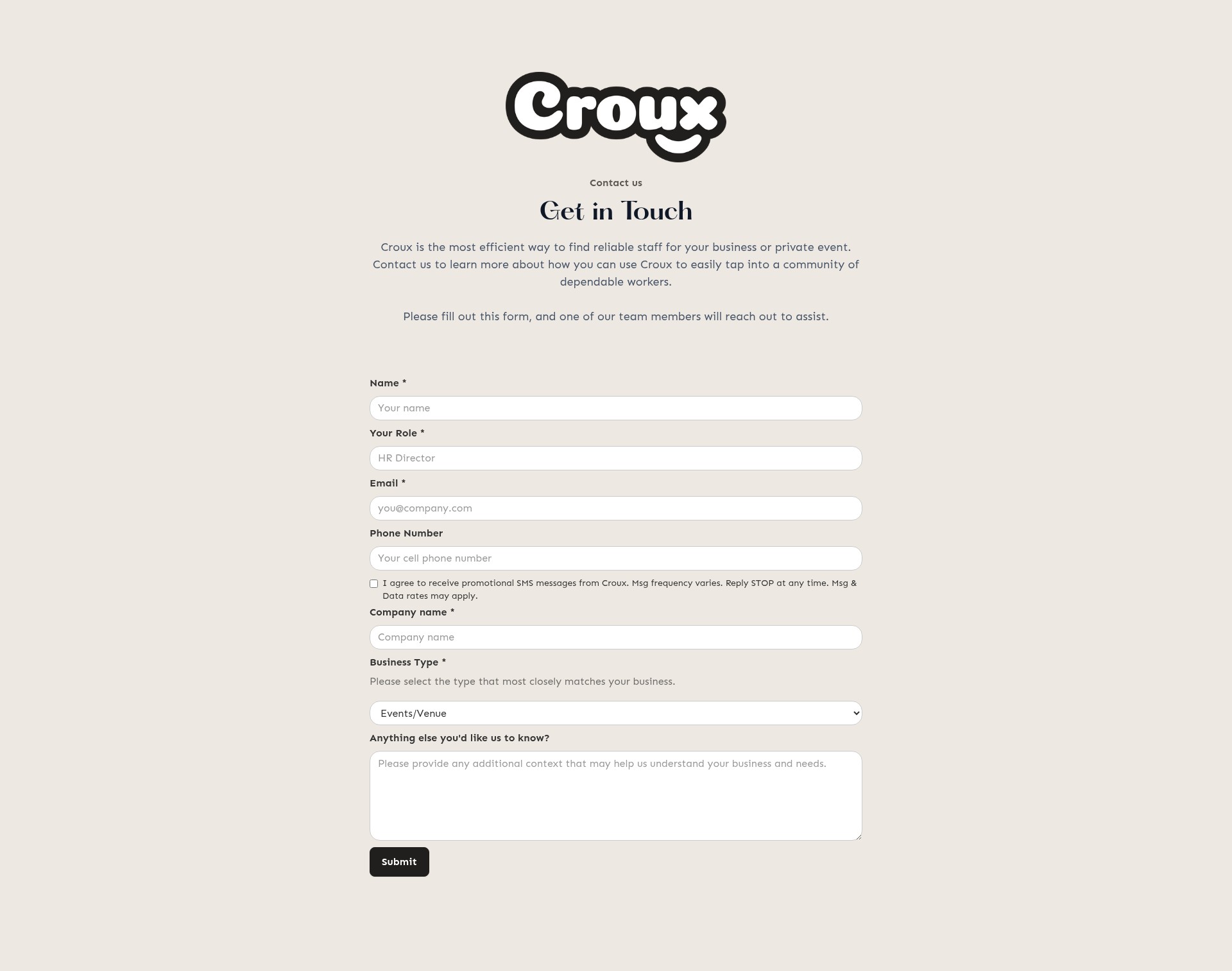 Landing Page