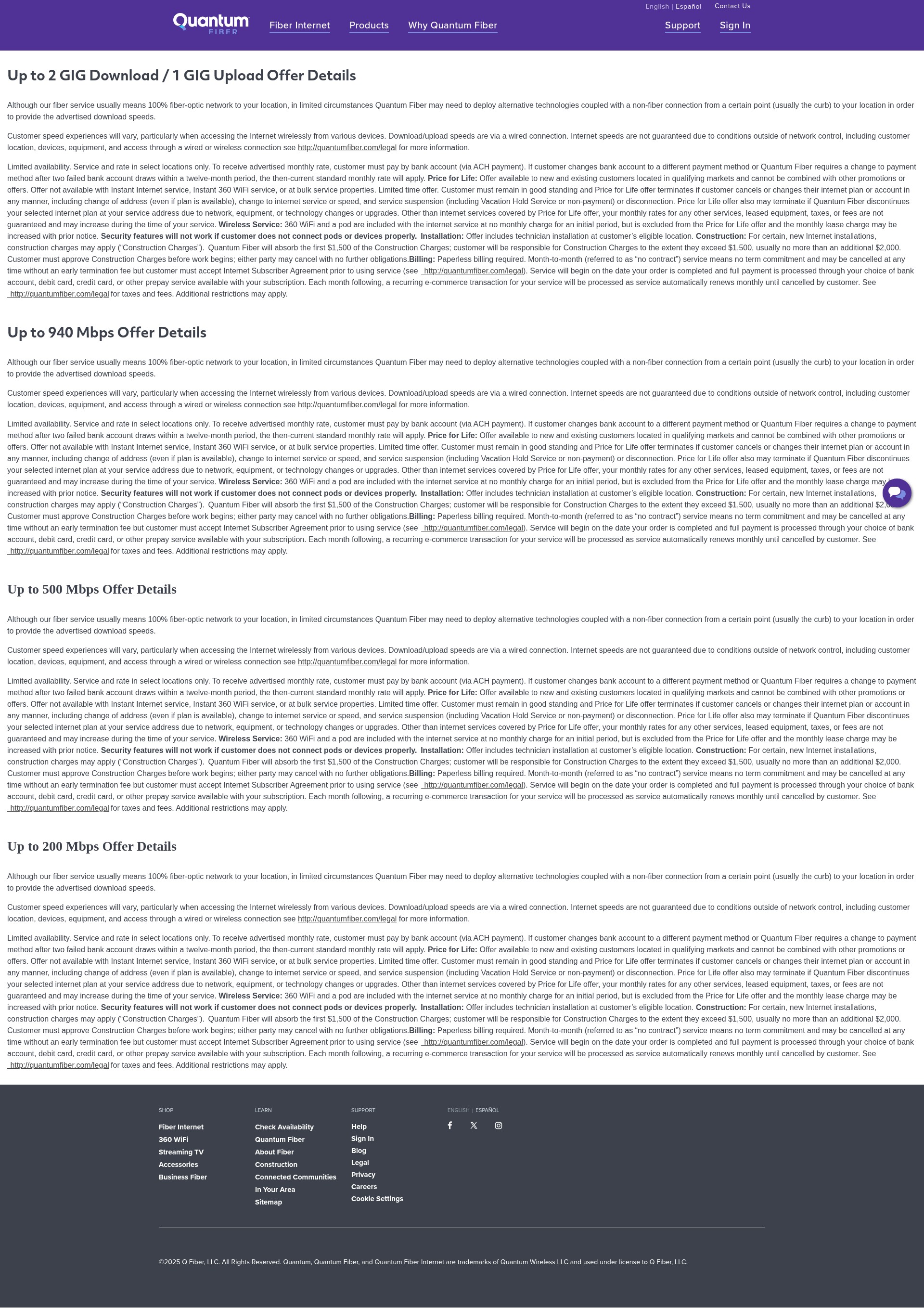 Landing Page
