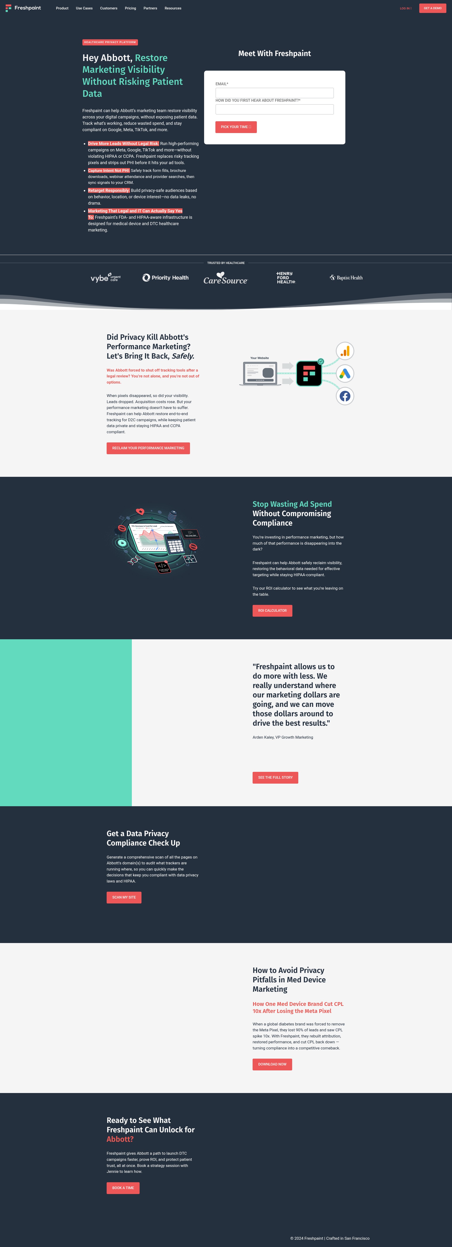 Landing Page