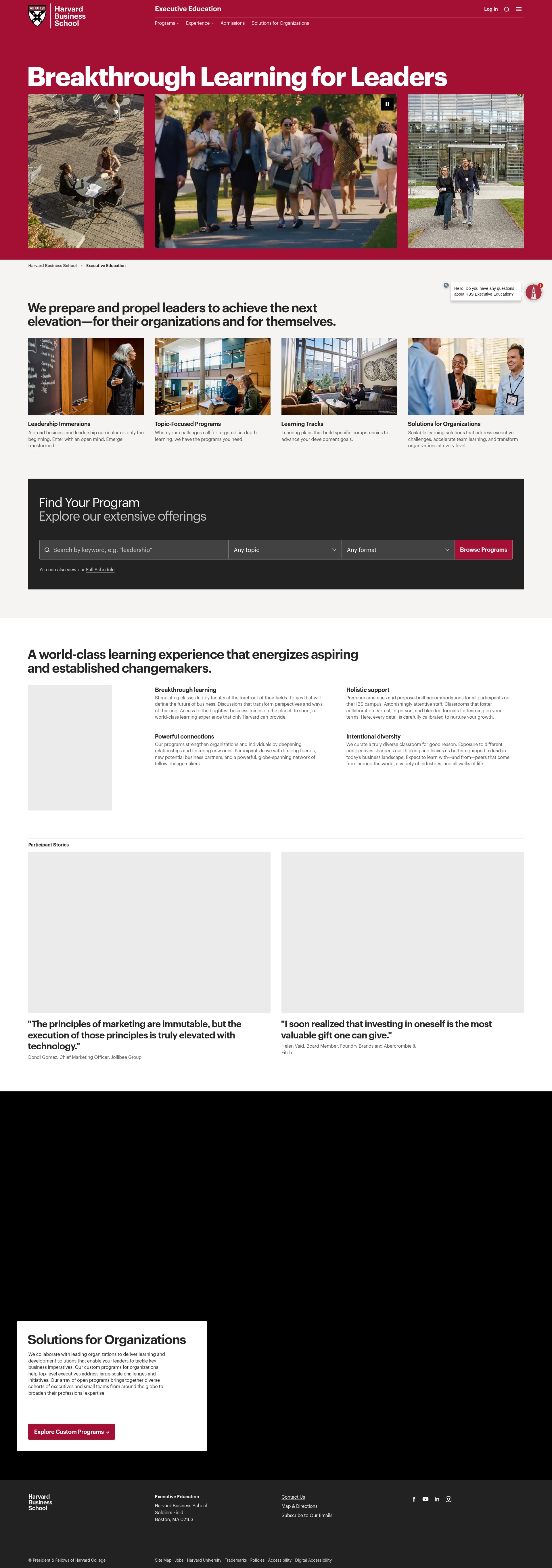Landing Page