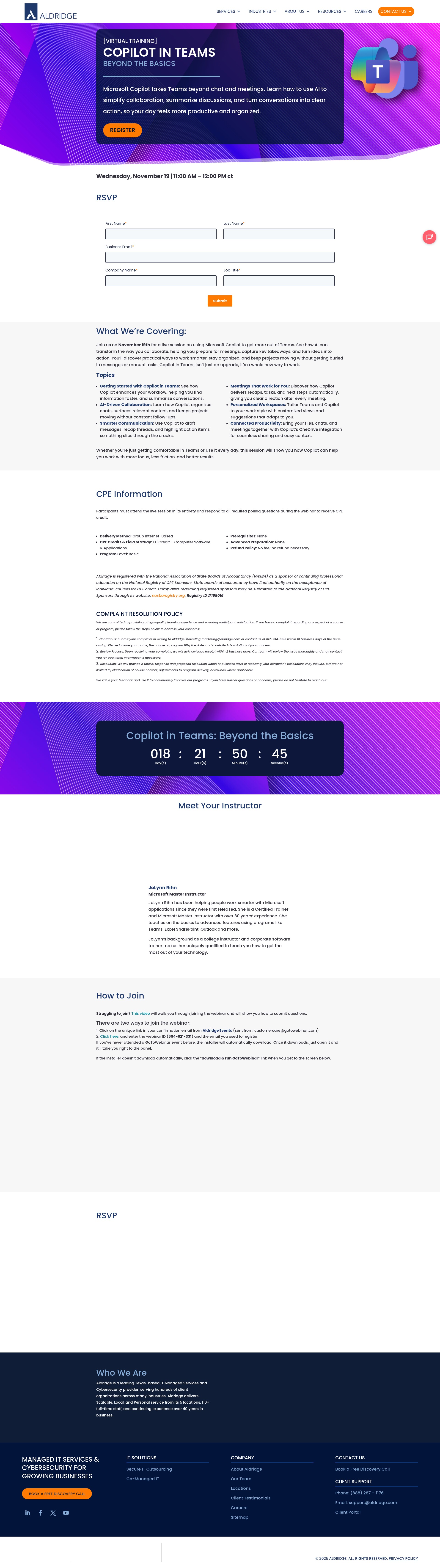 Landing Page