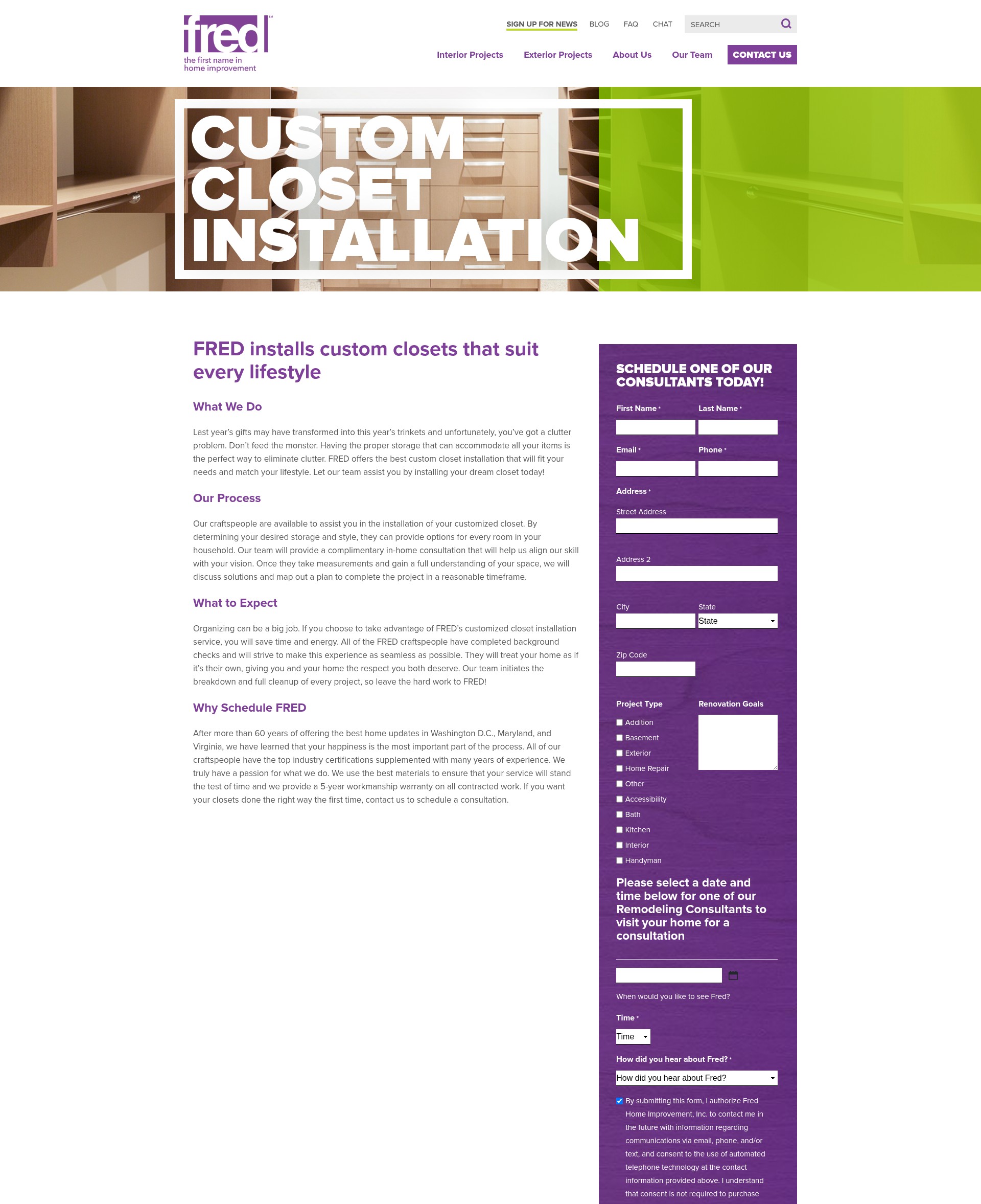 Landing Page