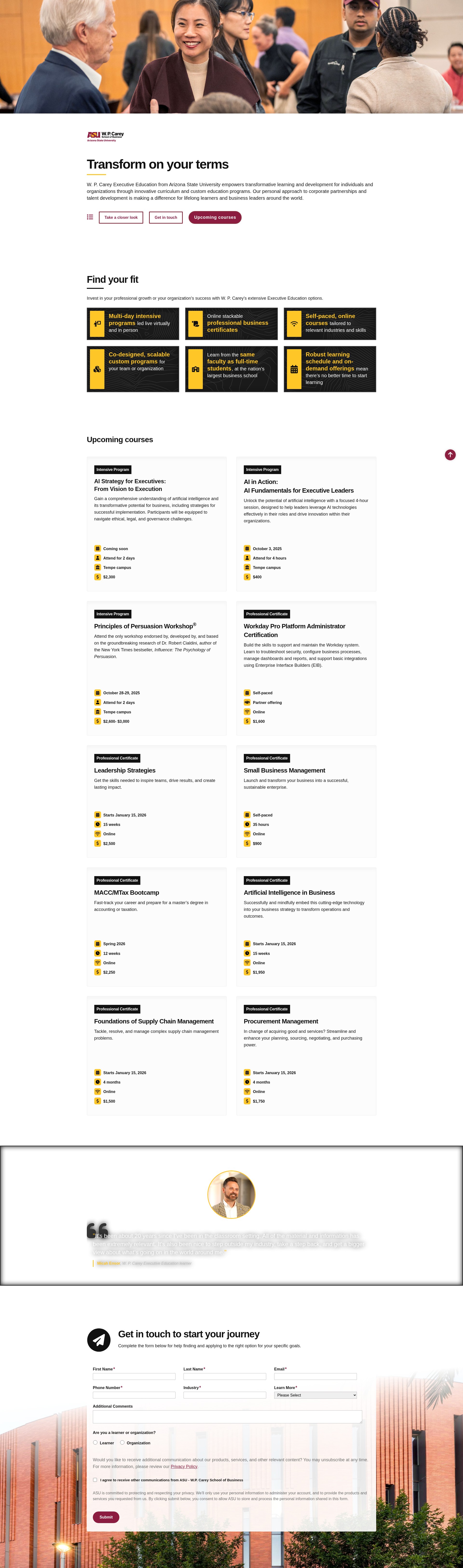 Landing Page