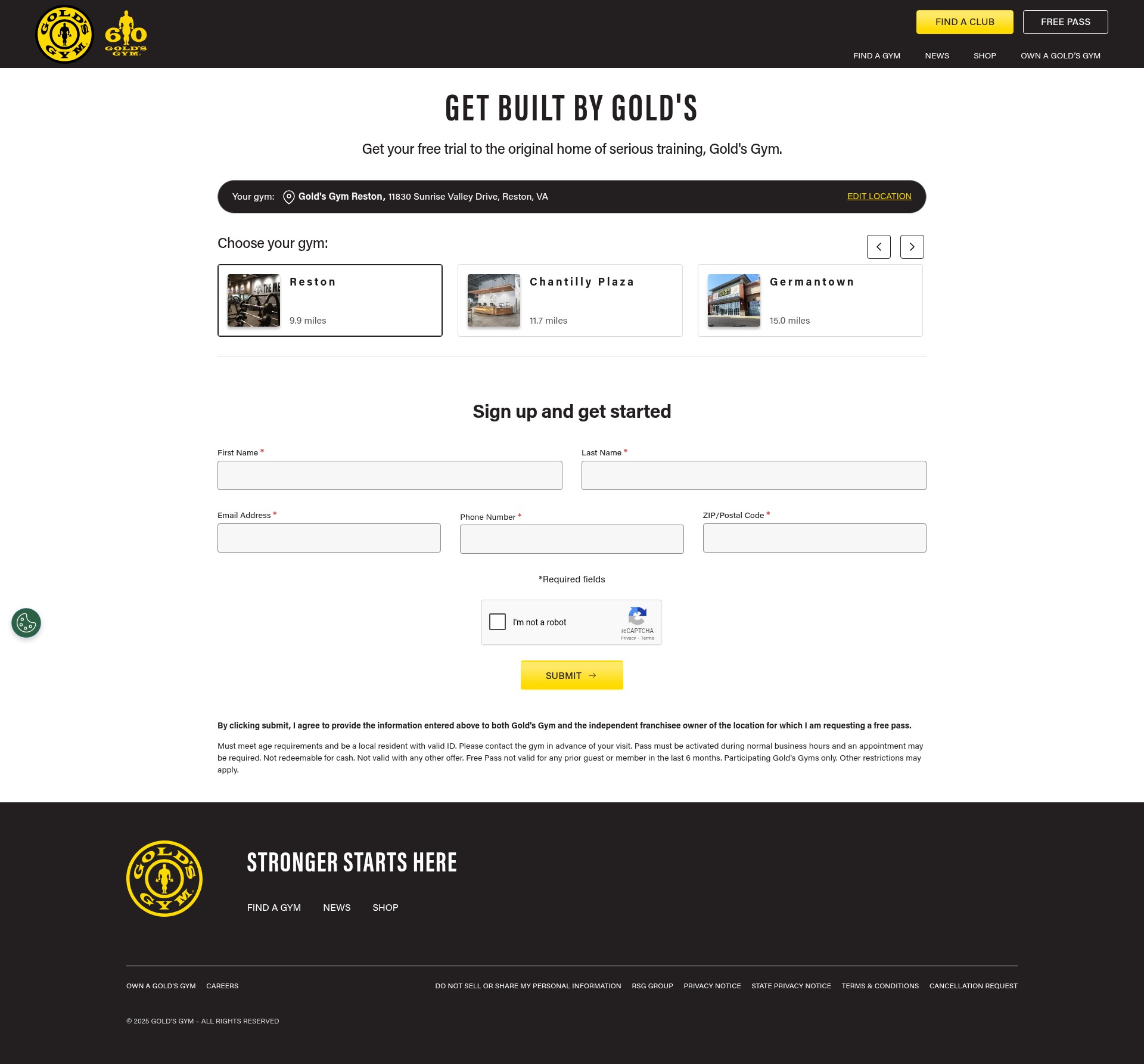 Landing Page