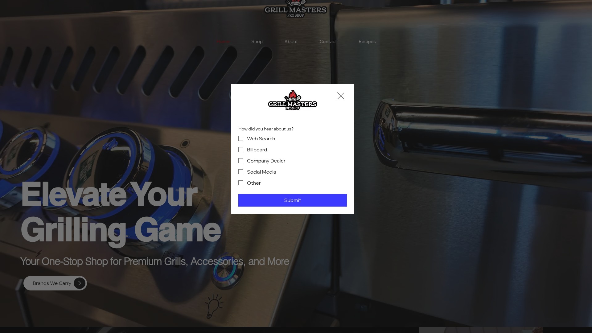 Landing Page