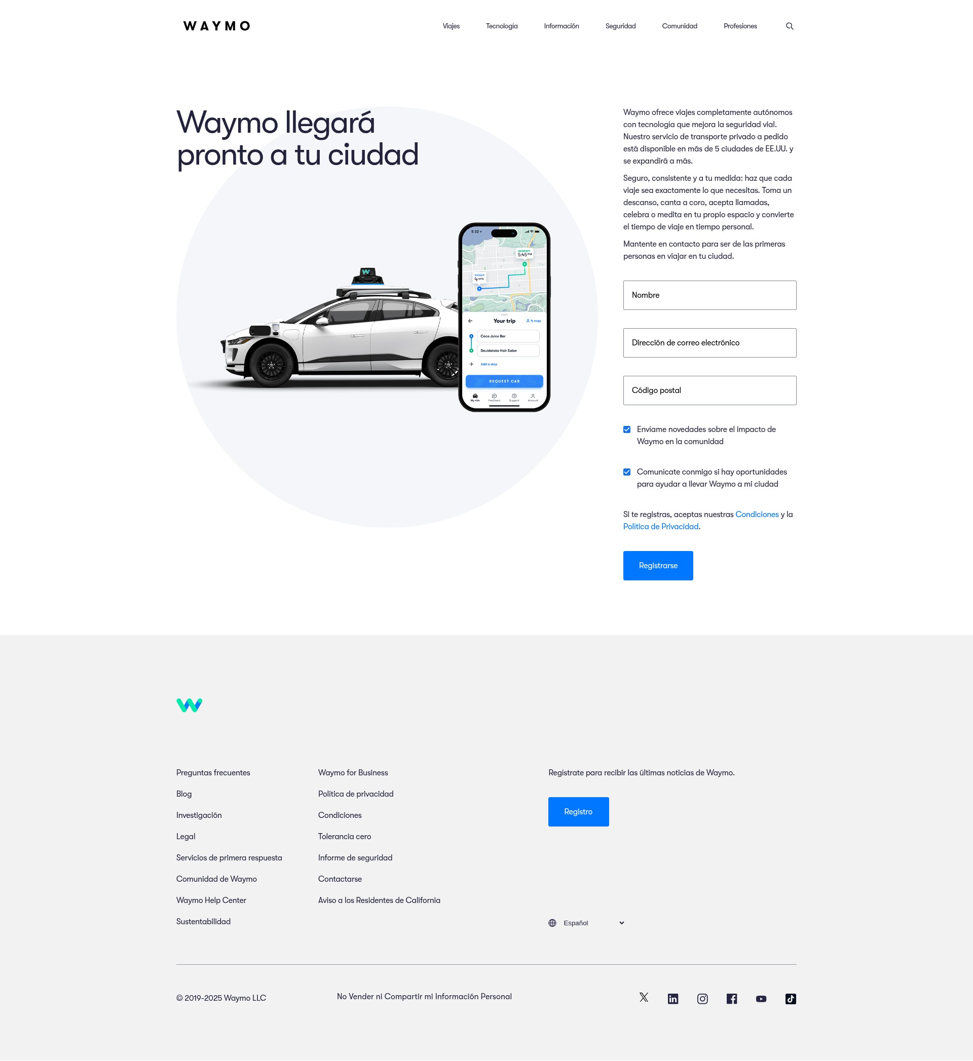 Landing Page