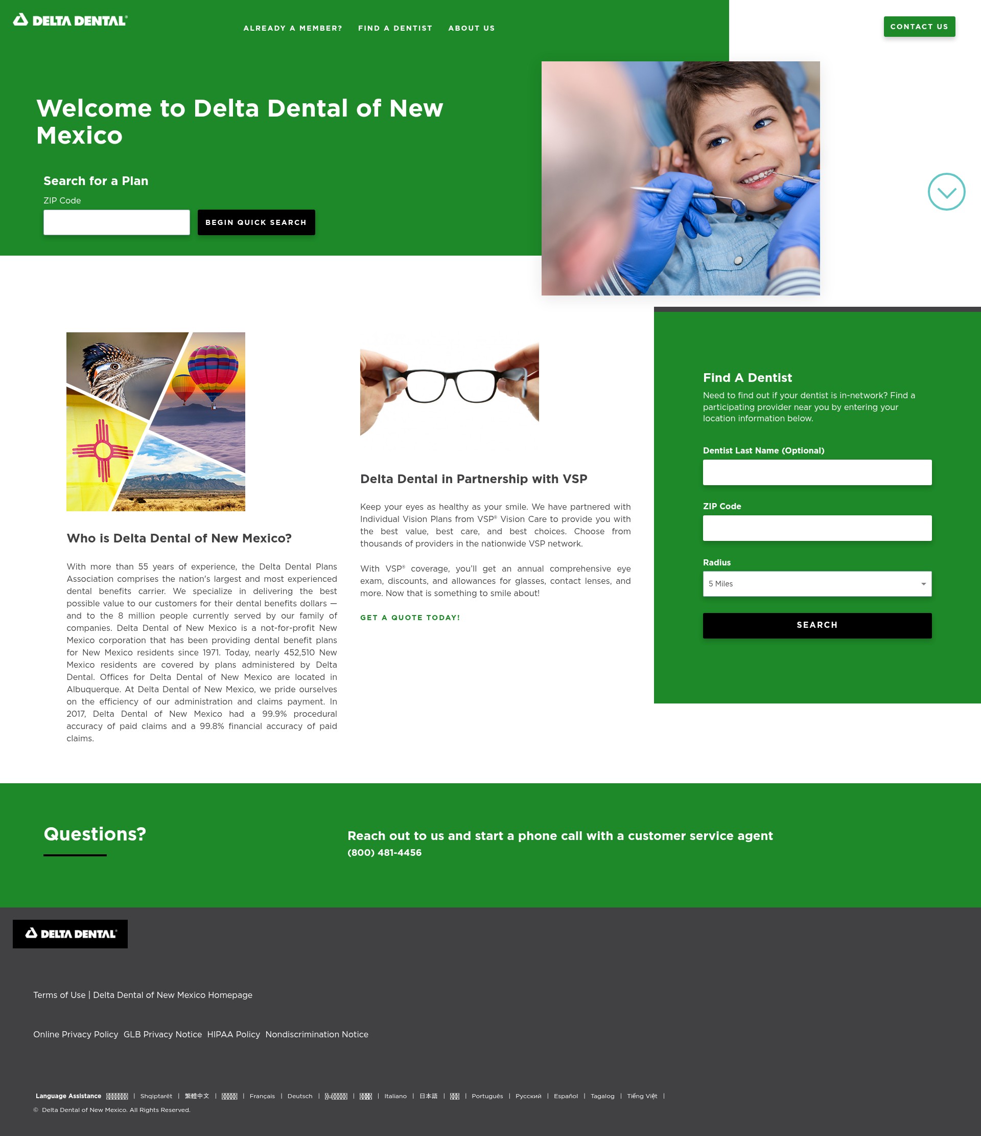 Landing Page