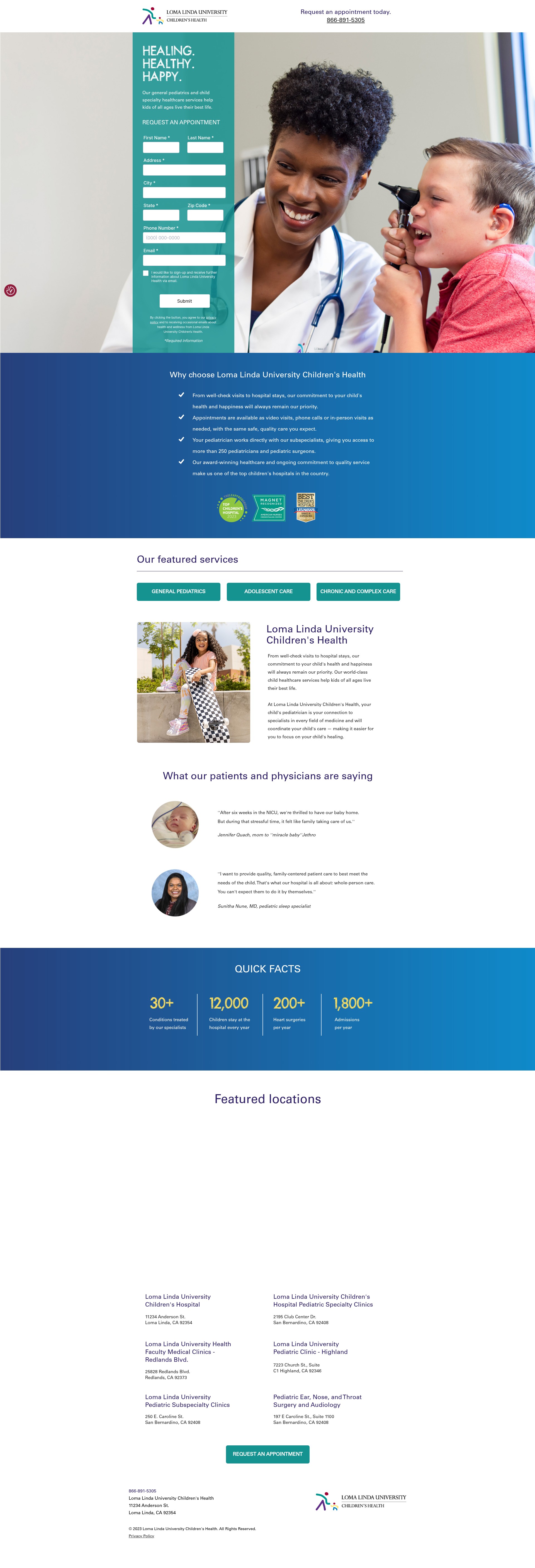 Landing Page