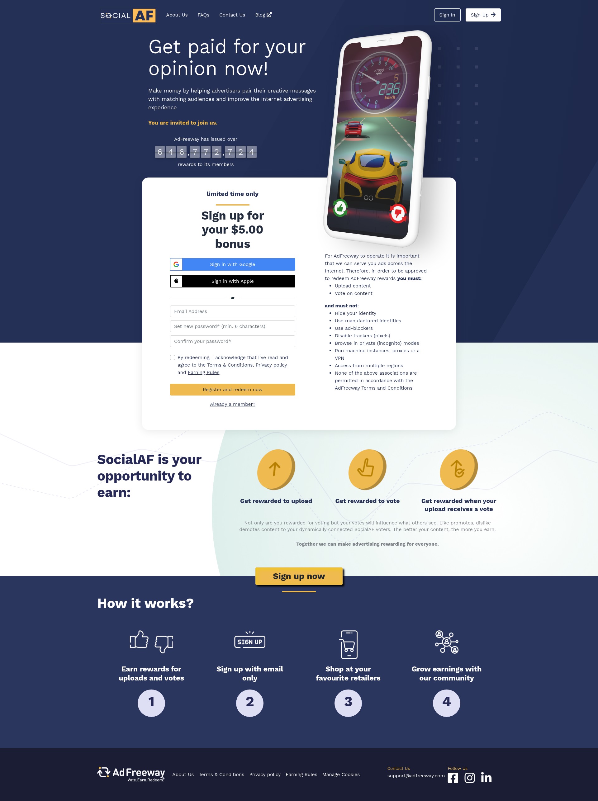 Landing Page