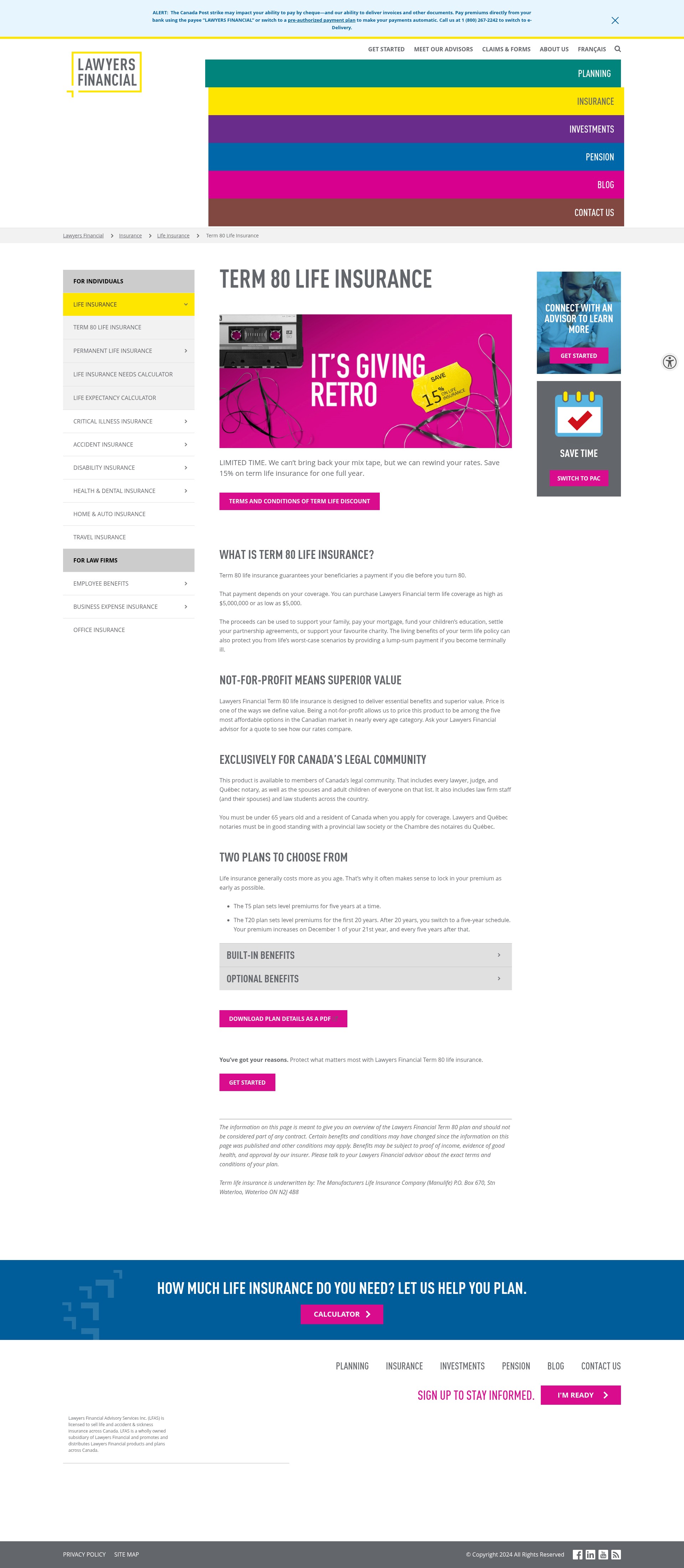 Landing Page
