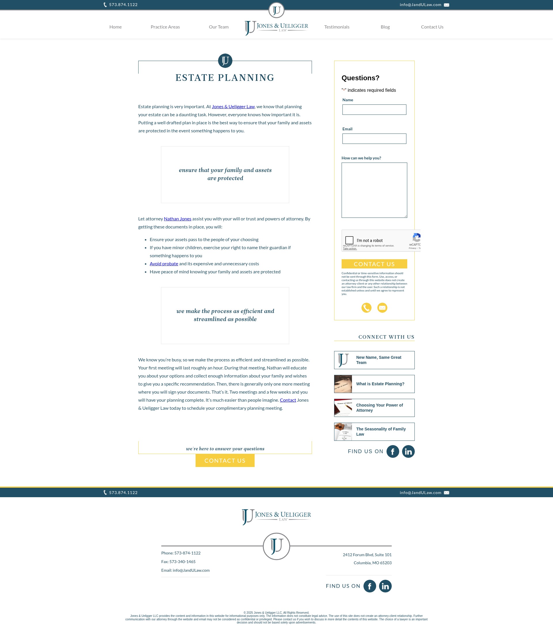 Landing Page