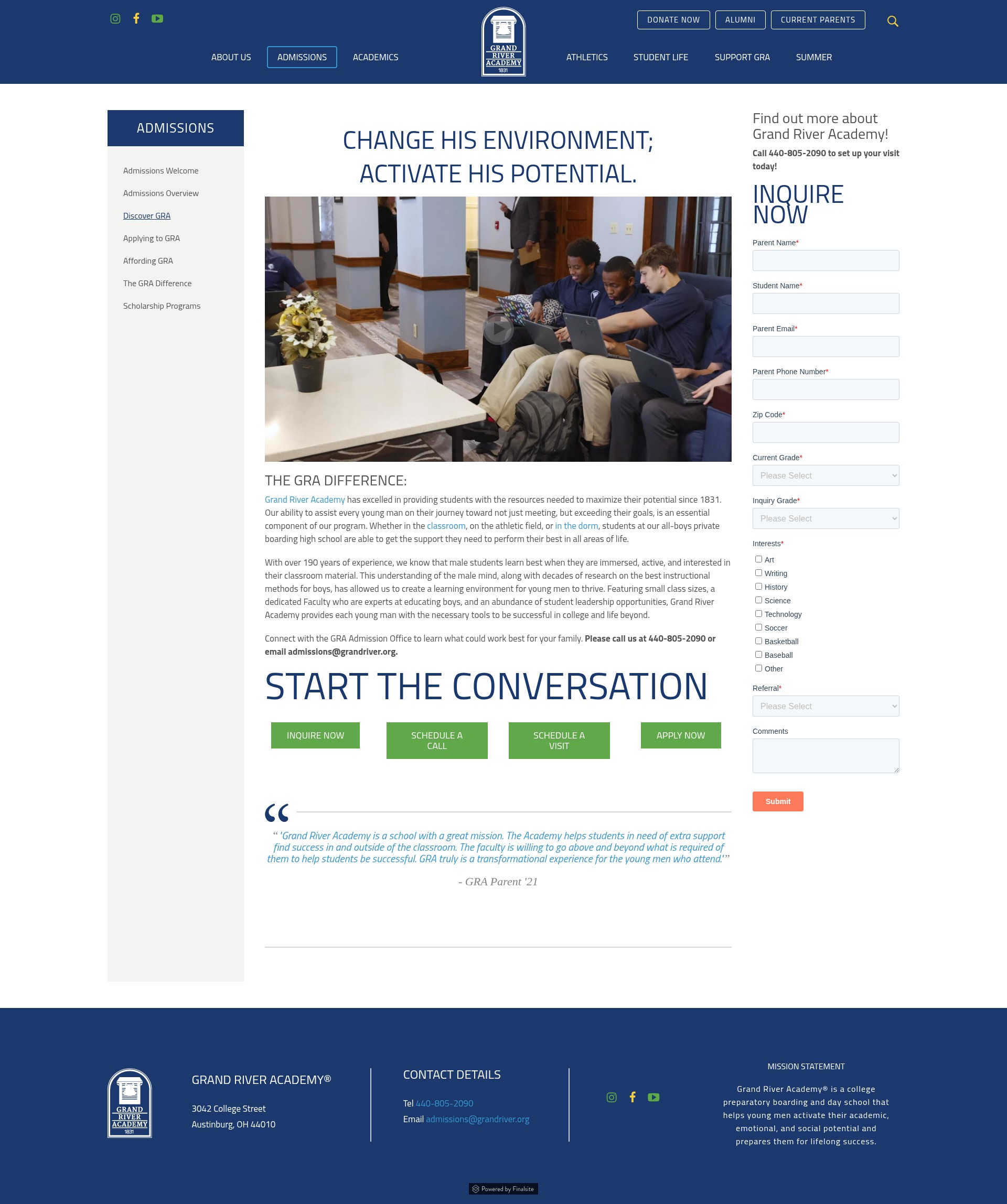 Landing Page