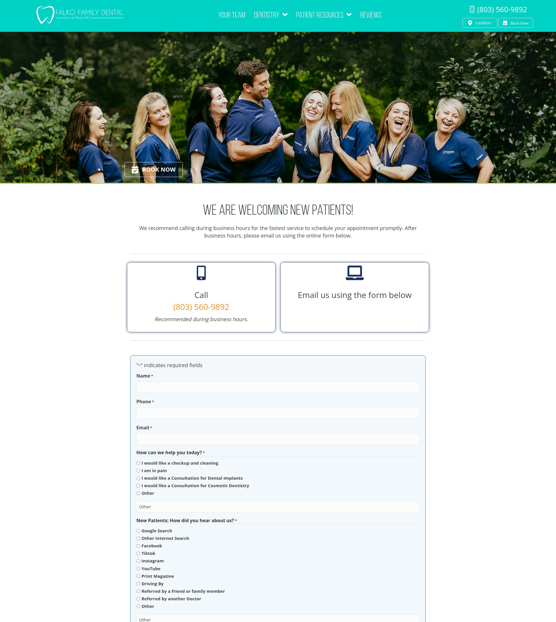 Landing Page