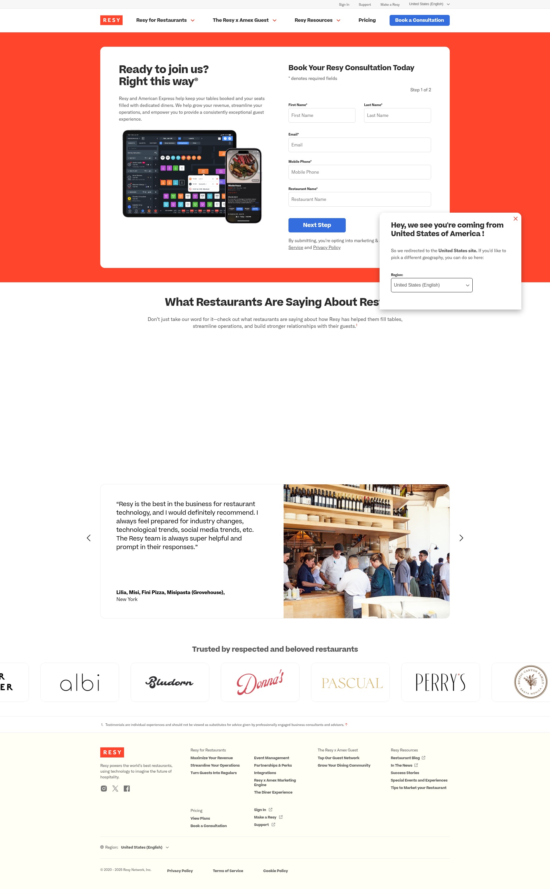 Landing Page