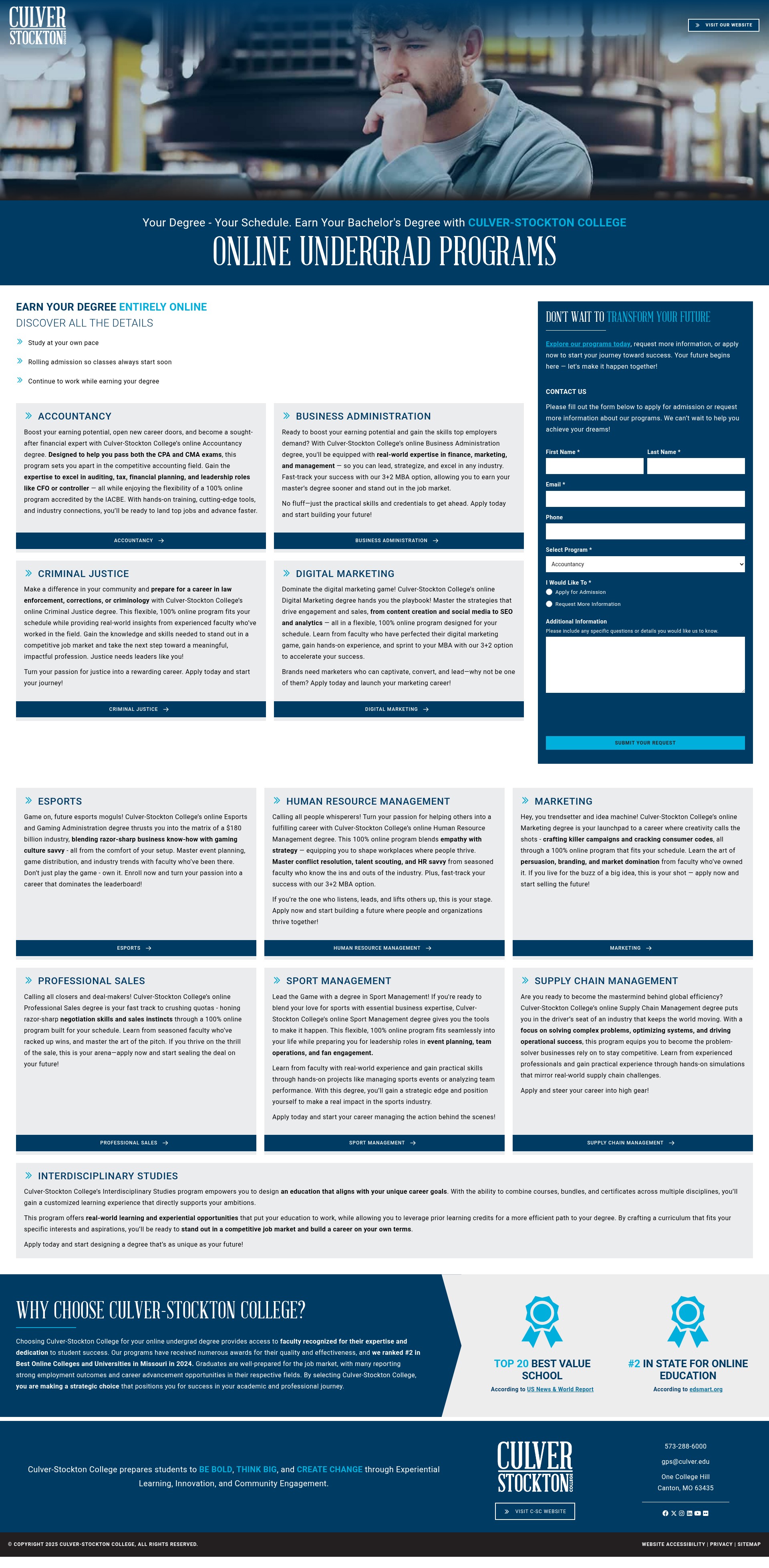 Landing Page