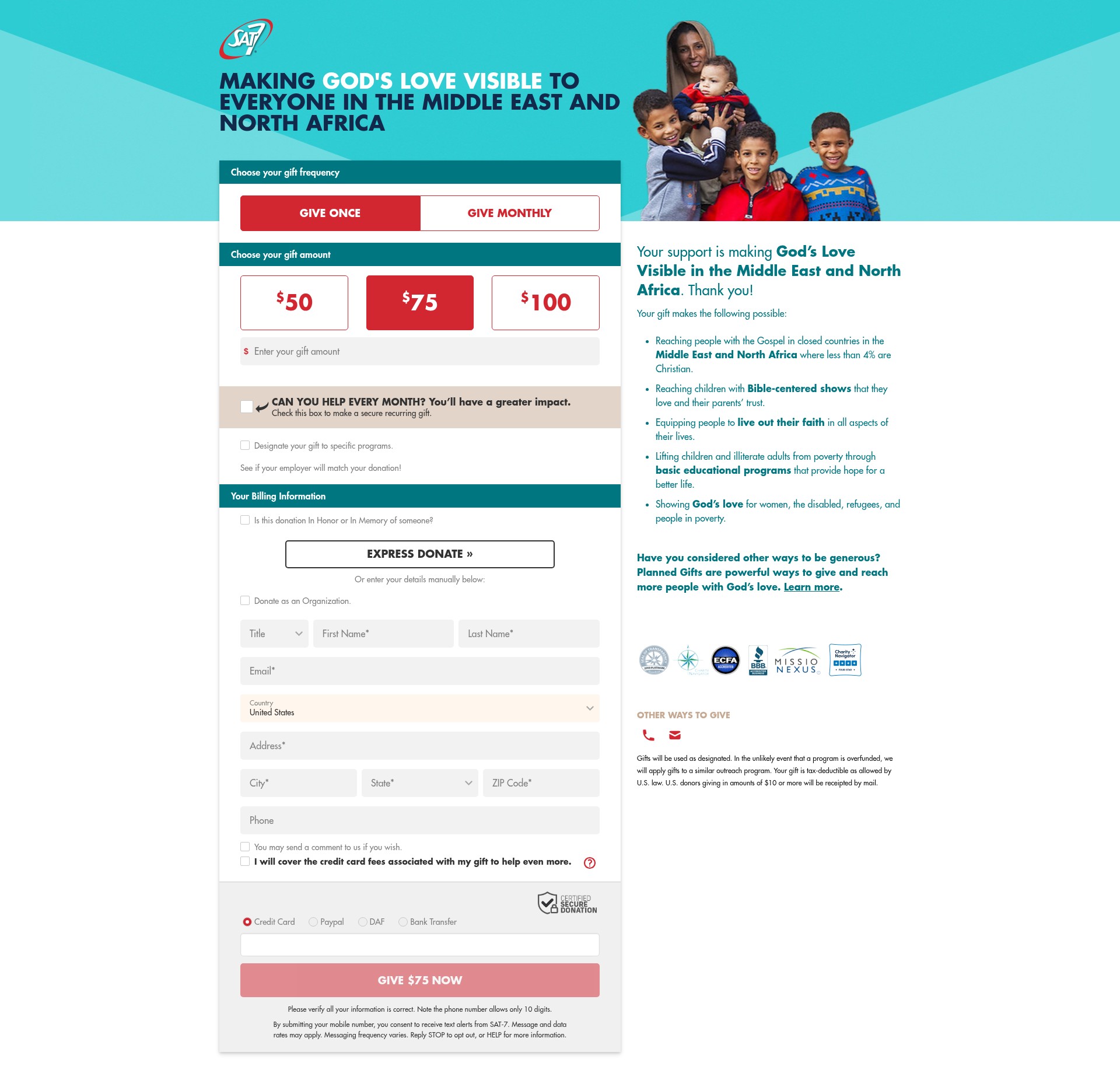 Landing Page