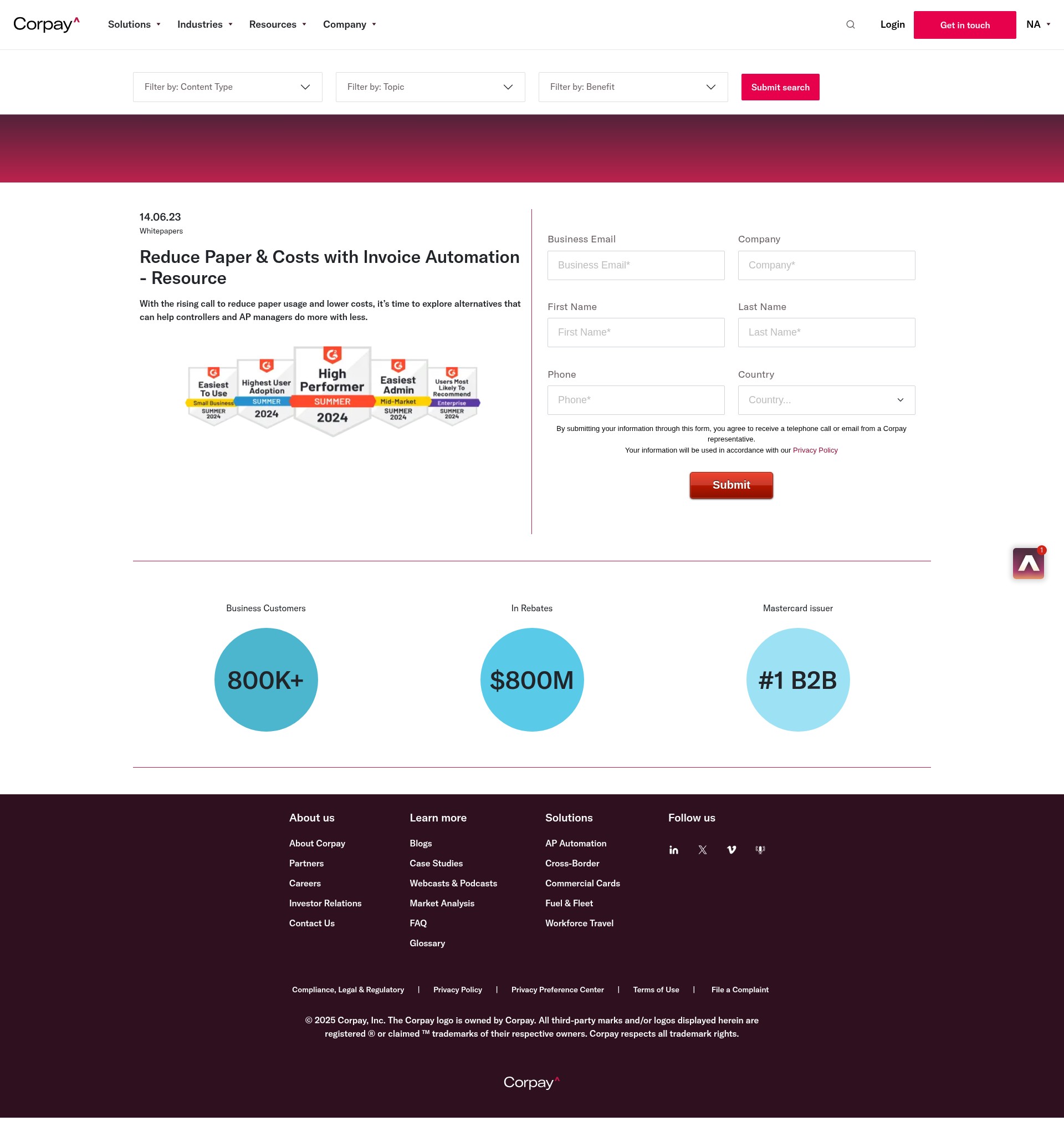 Landing Page