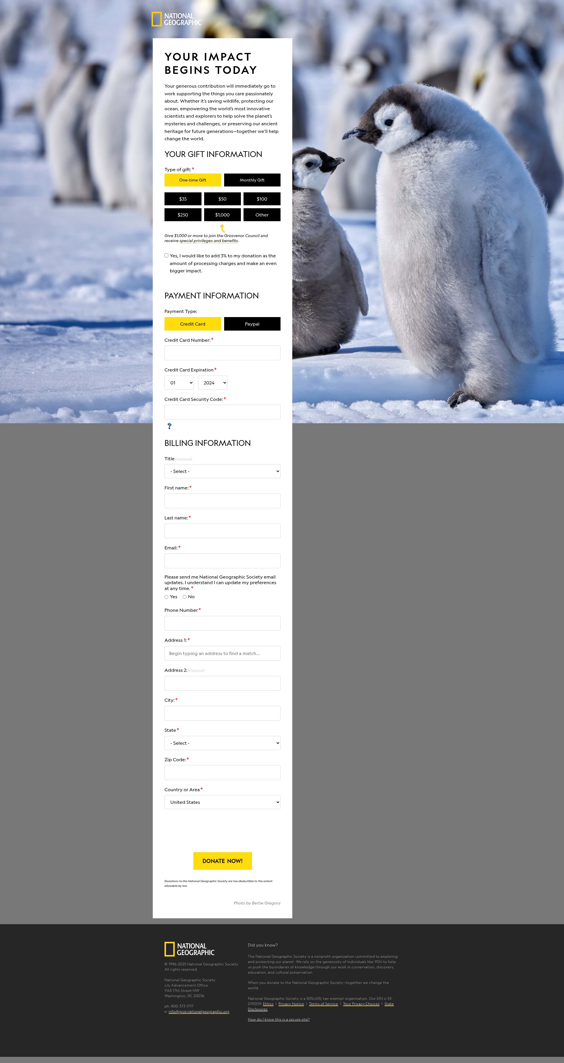 Landing Page