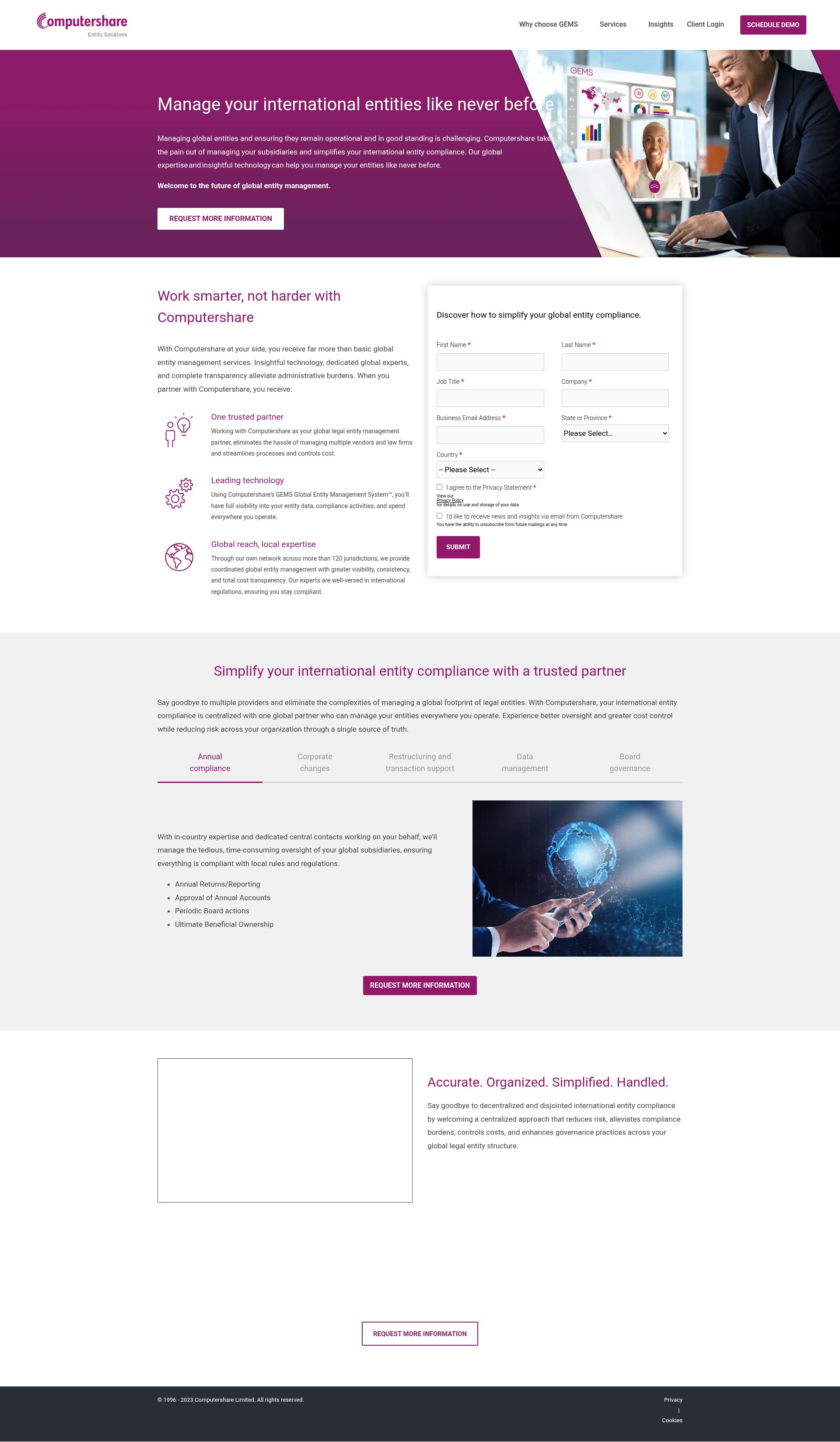Landing Page