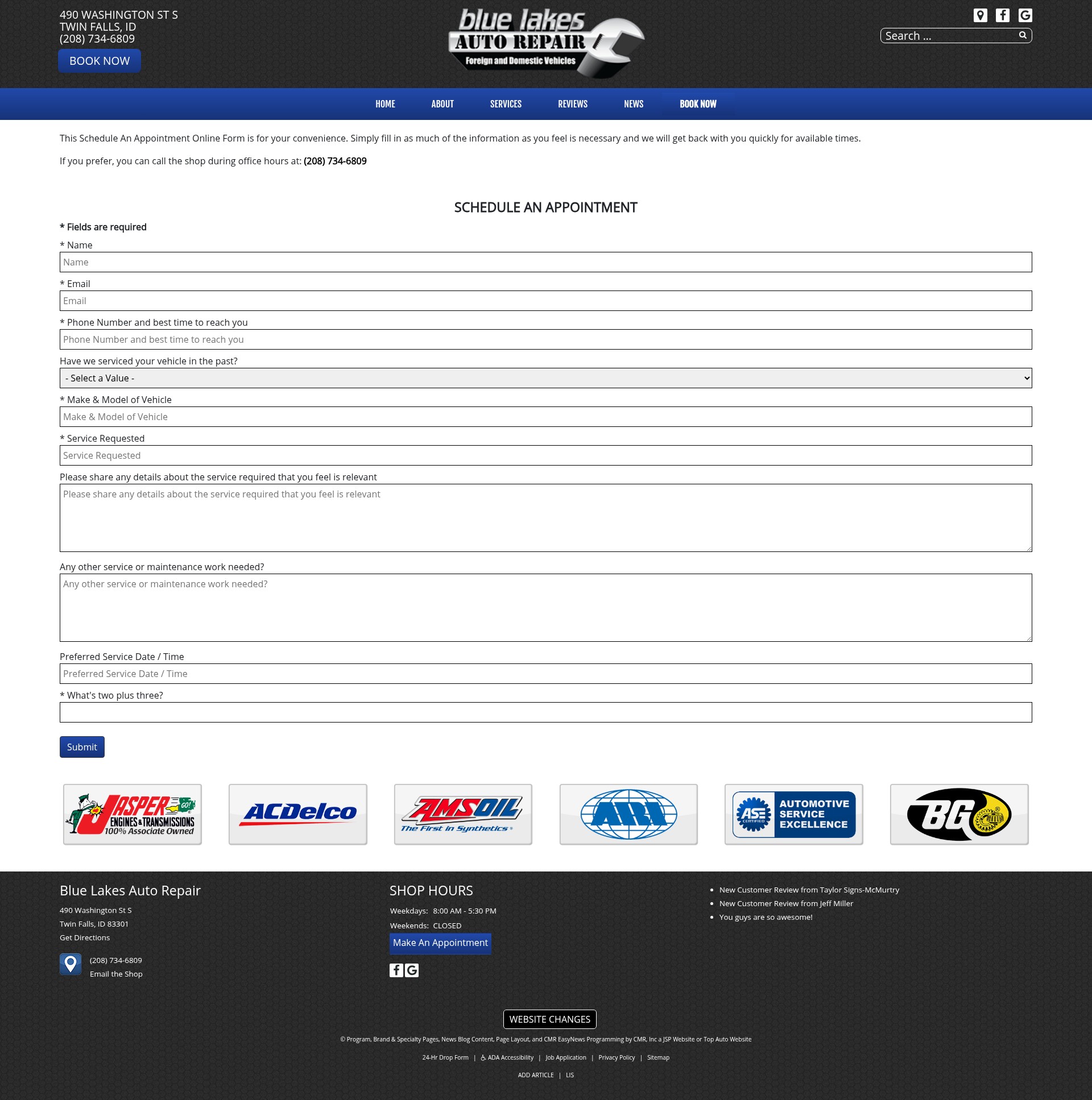 Landing Page