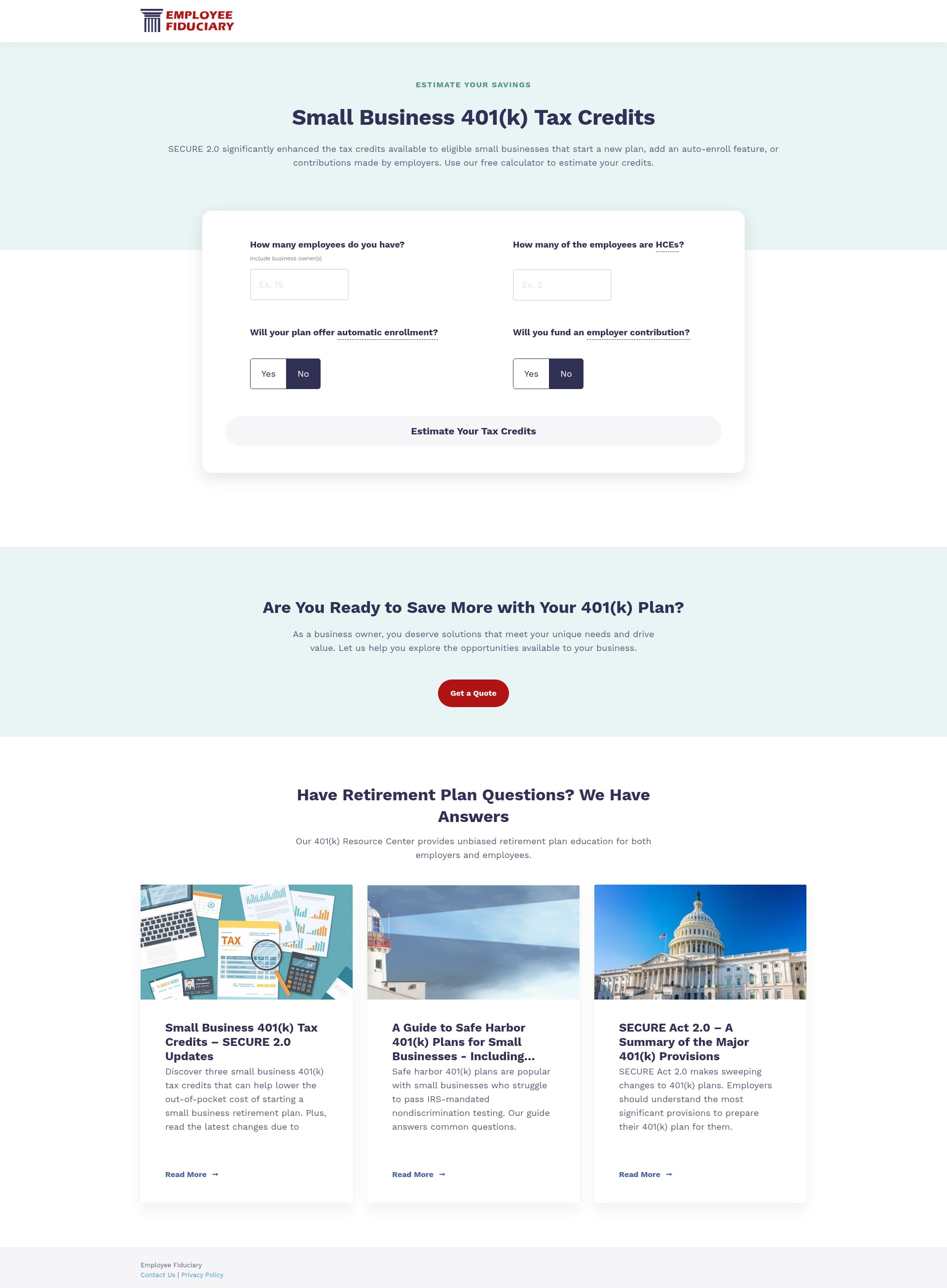 Landing Page