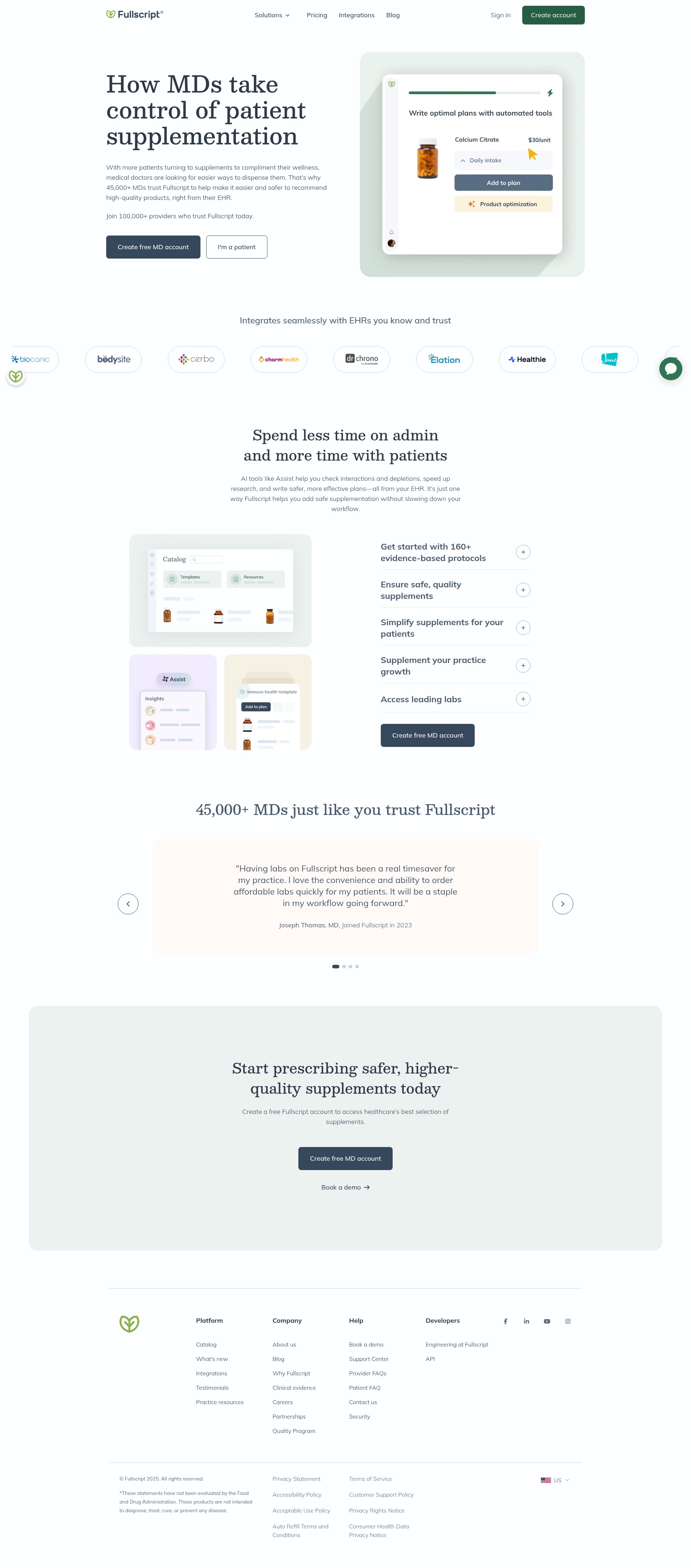 Landing Page